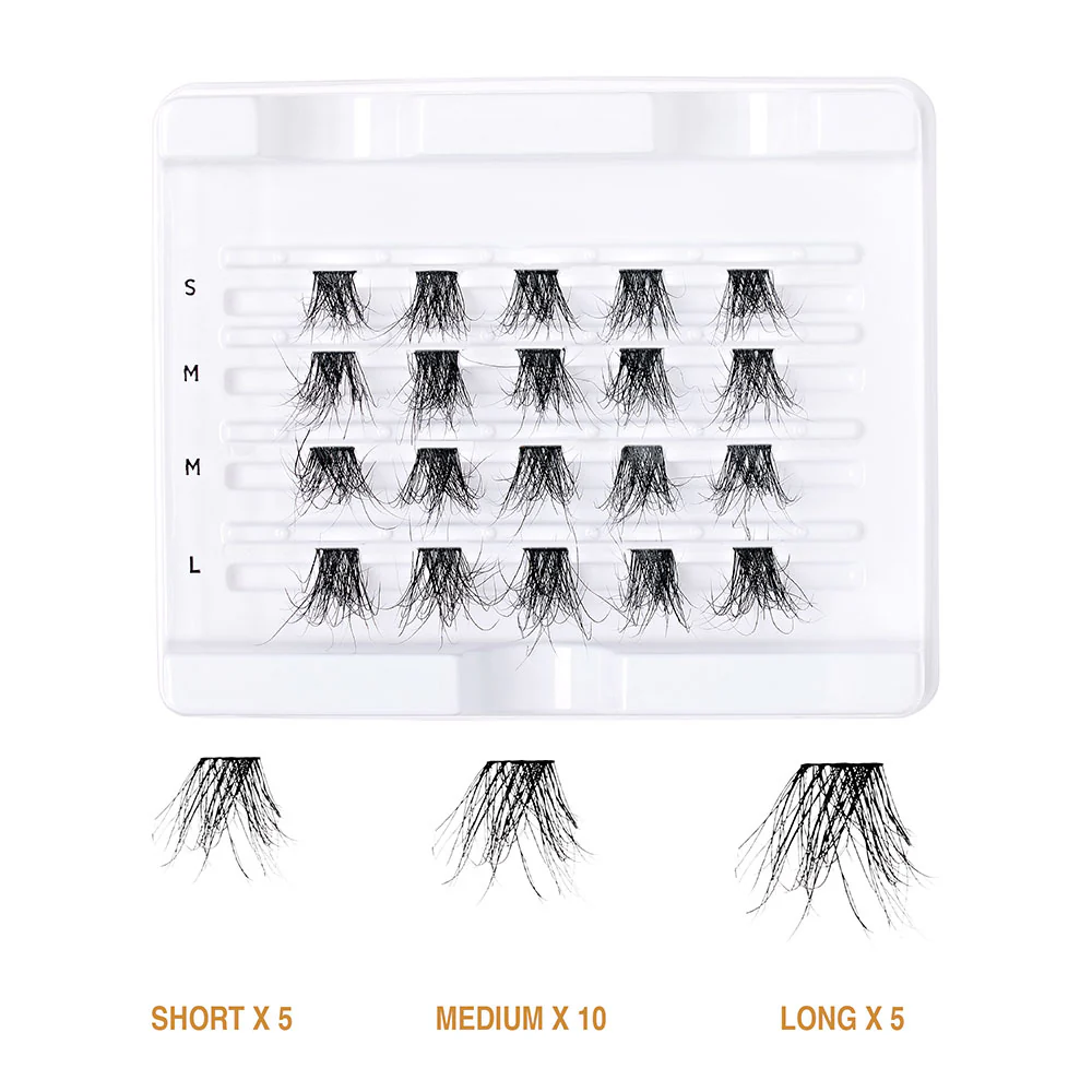 VLuxe By i•ENVY Extended Real Mink Cluster Lashes - Image 11