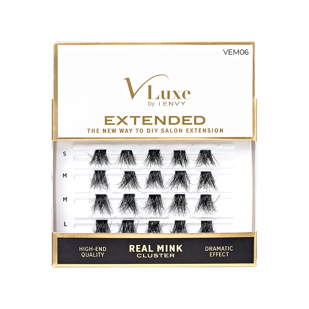 VLuxe By i•ENVY Extended Real Mink Cluster Lashes - Image 6