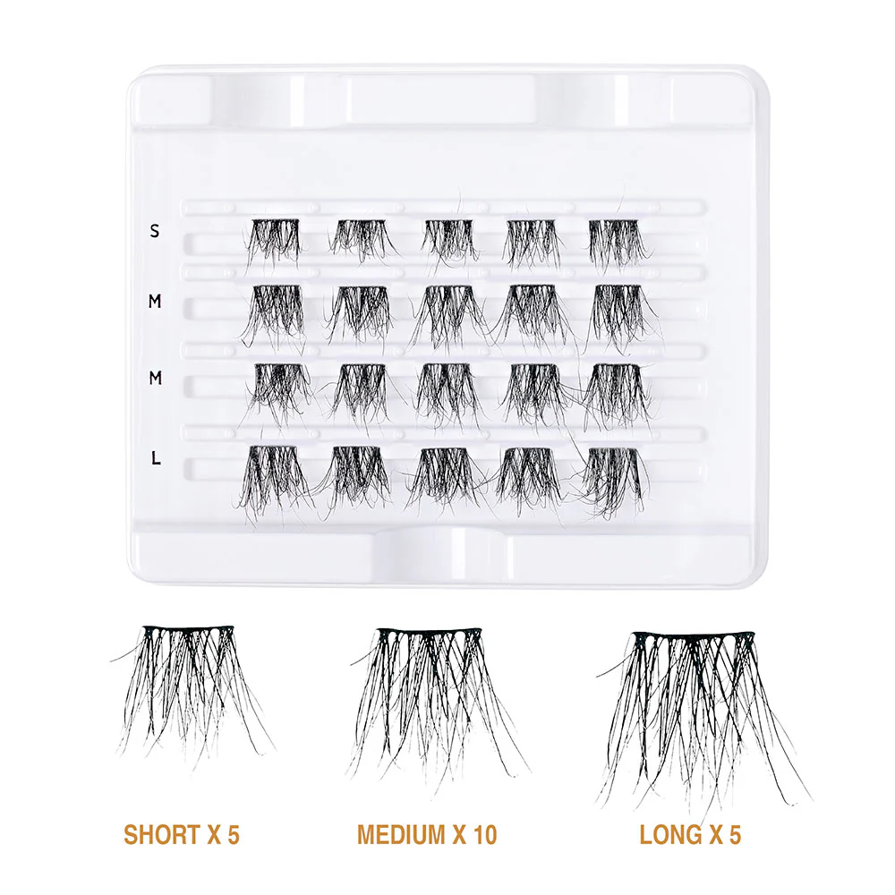 VLuxe By i•ENVY Extended Real Mink Cluster Lashes - Image 7