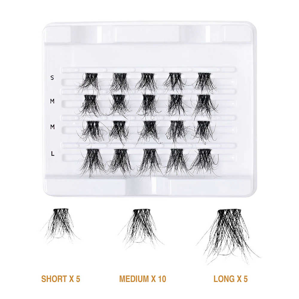 VLuxe By i•ENVY Extended Real Mink Cluster Lashes - Image 9