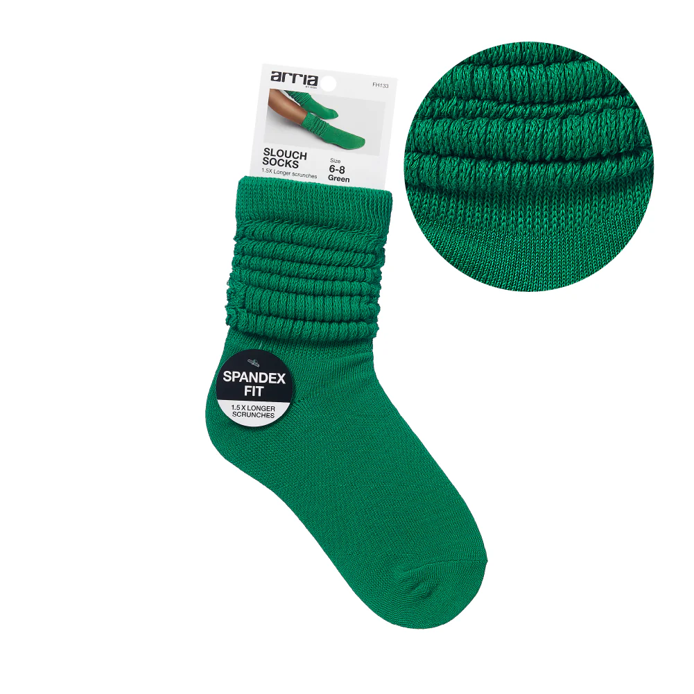 Arria Extra Long Soft Cotton Trendy Slouch Socks - Image 13