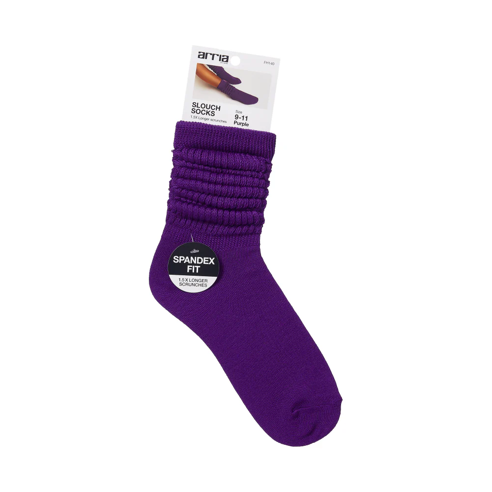 Arria Extra Long Soft Cotton Trendy Slouch Socks - Image 159