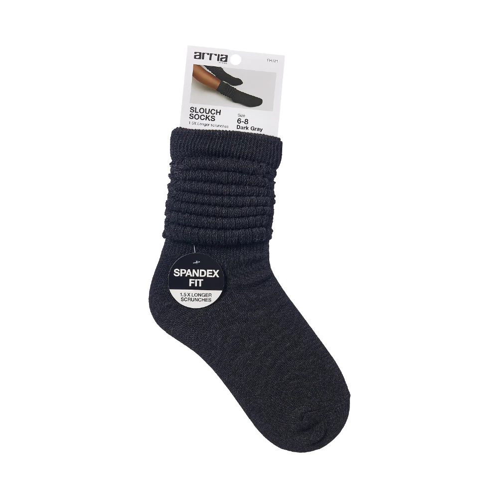 Arria Extra Long Soft Cotton Trendy Slouch Socks - Image 181