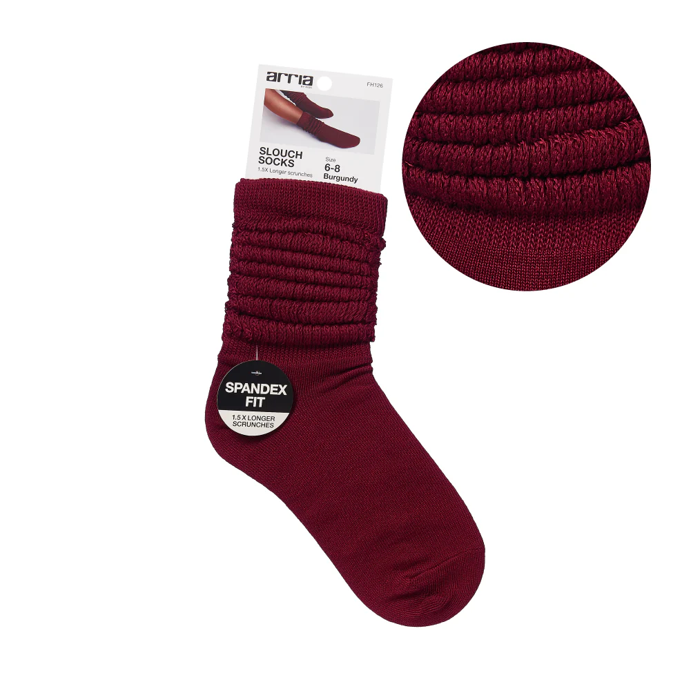 Arria Extra Long Soft Cotton Trendy Slouch Socks - Image 6