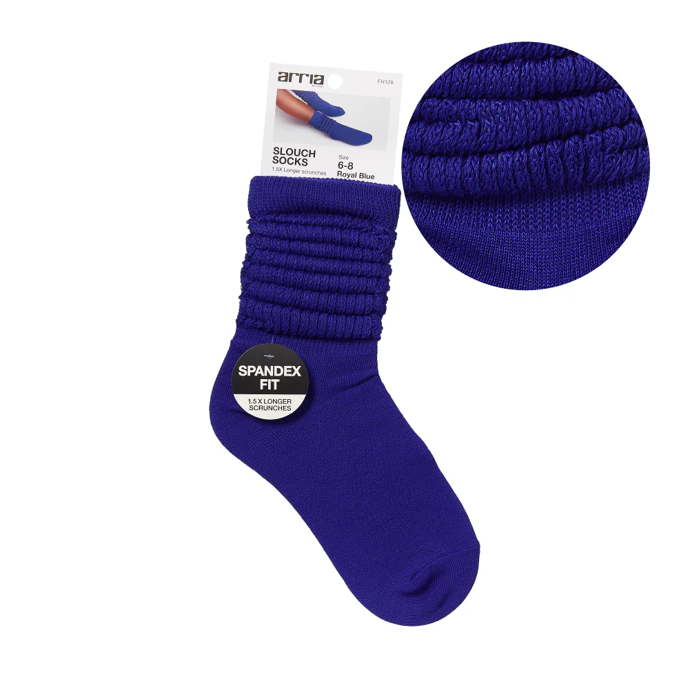 Arria Extra Long Soft Cotton Trendy Slouch Socks - Image 8