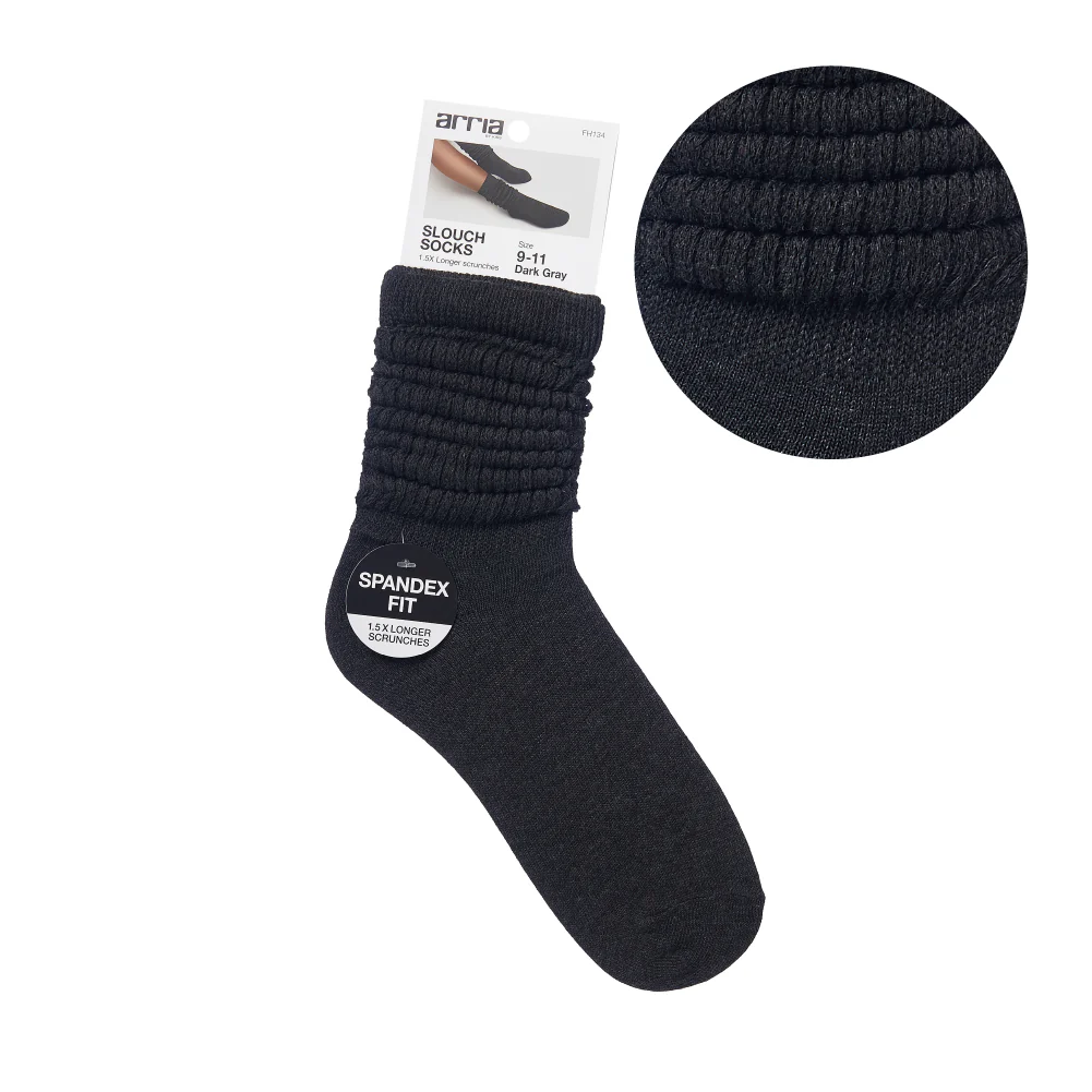 Arria Extra Long Soft Cotton Trendy Slouch Socks - Image 92