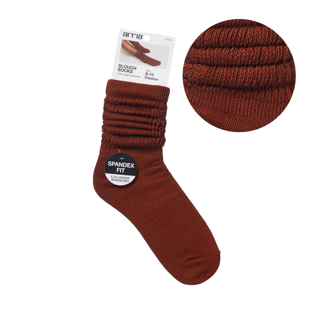 Arria Extra Long Soft Cotton Trendy Slouch Socks - Image 94