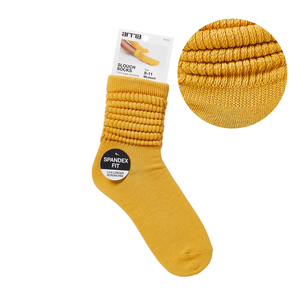 Arria Extra Long Soft Cotton Trendy Slouch Socks - Image 95