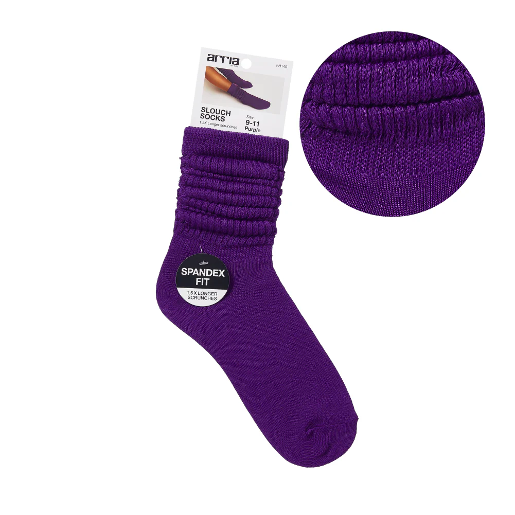 Arria Extra Long Soft Cotton Trendy Slouch Socks - Image 98
