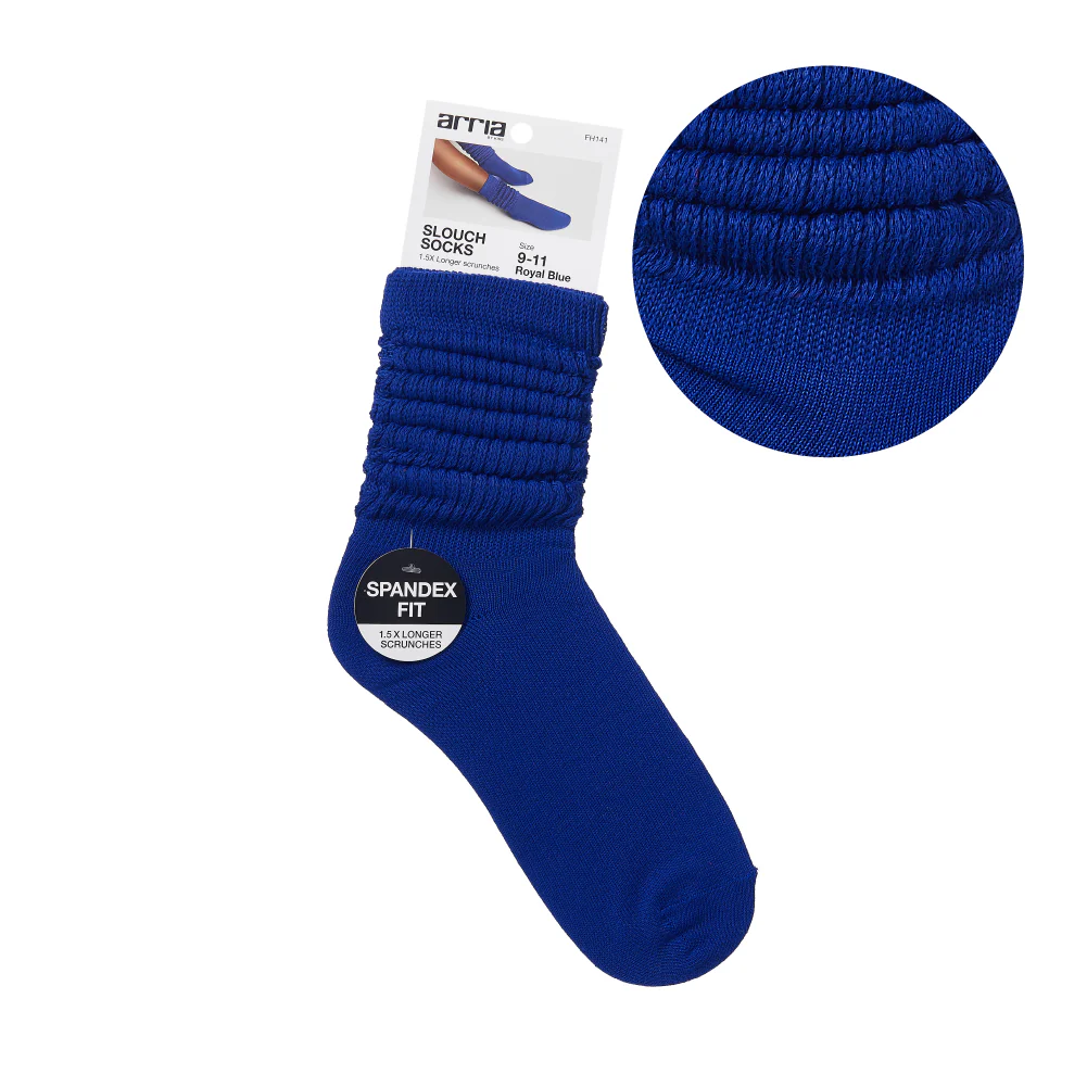 Arria Extra Long Soft Cotton Trendy Slouch Socks - Image 99