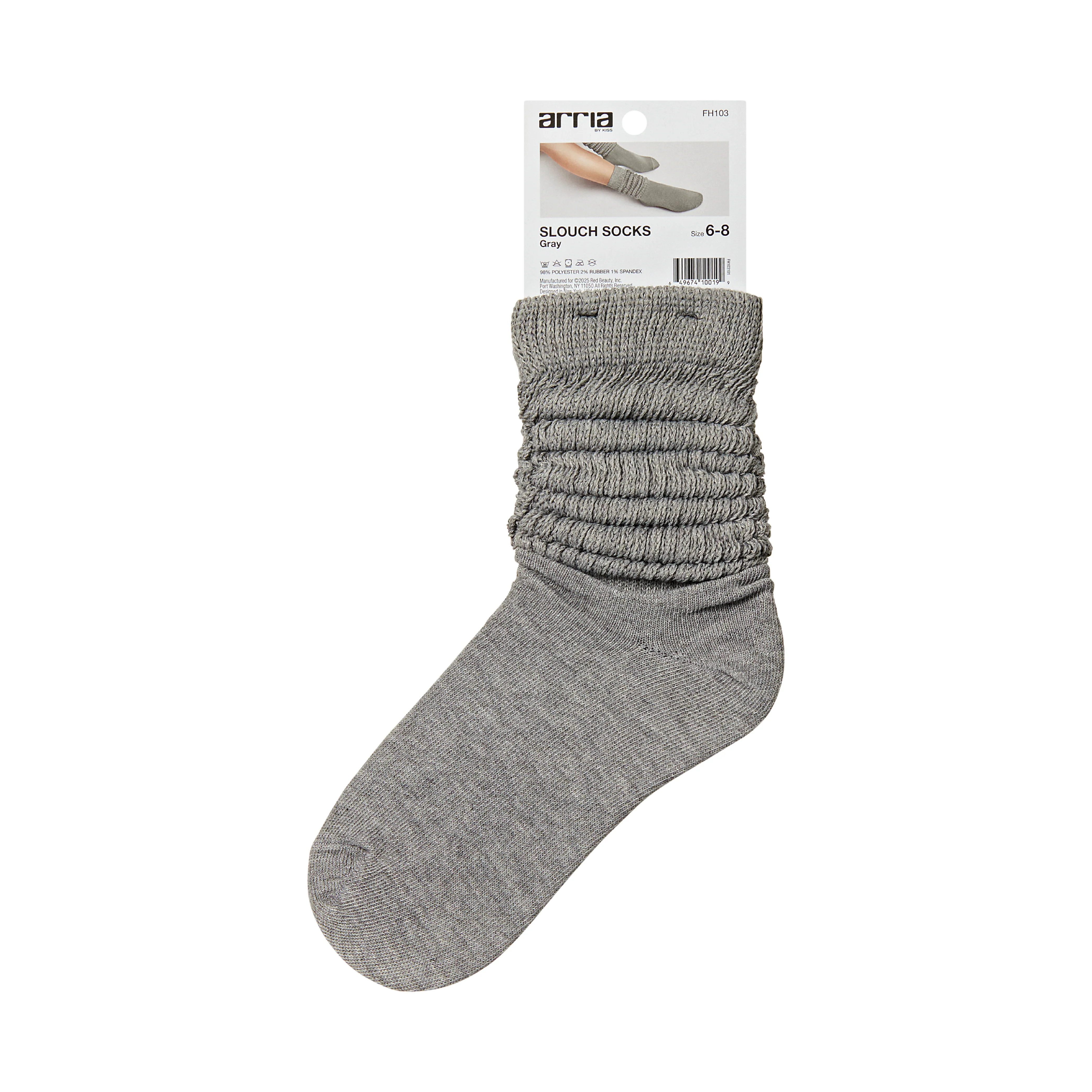 ARRIA Extra Long Soft Cotton Trendy Slouch Socks – Classic Everyday Neutrals, 80s Retro Heavy Scrunch - Image 12