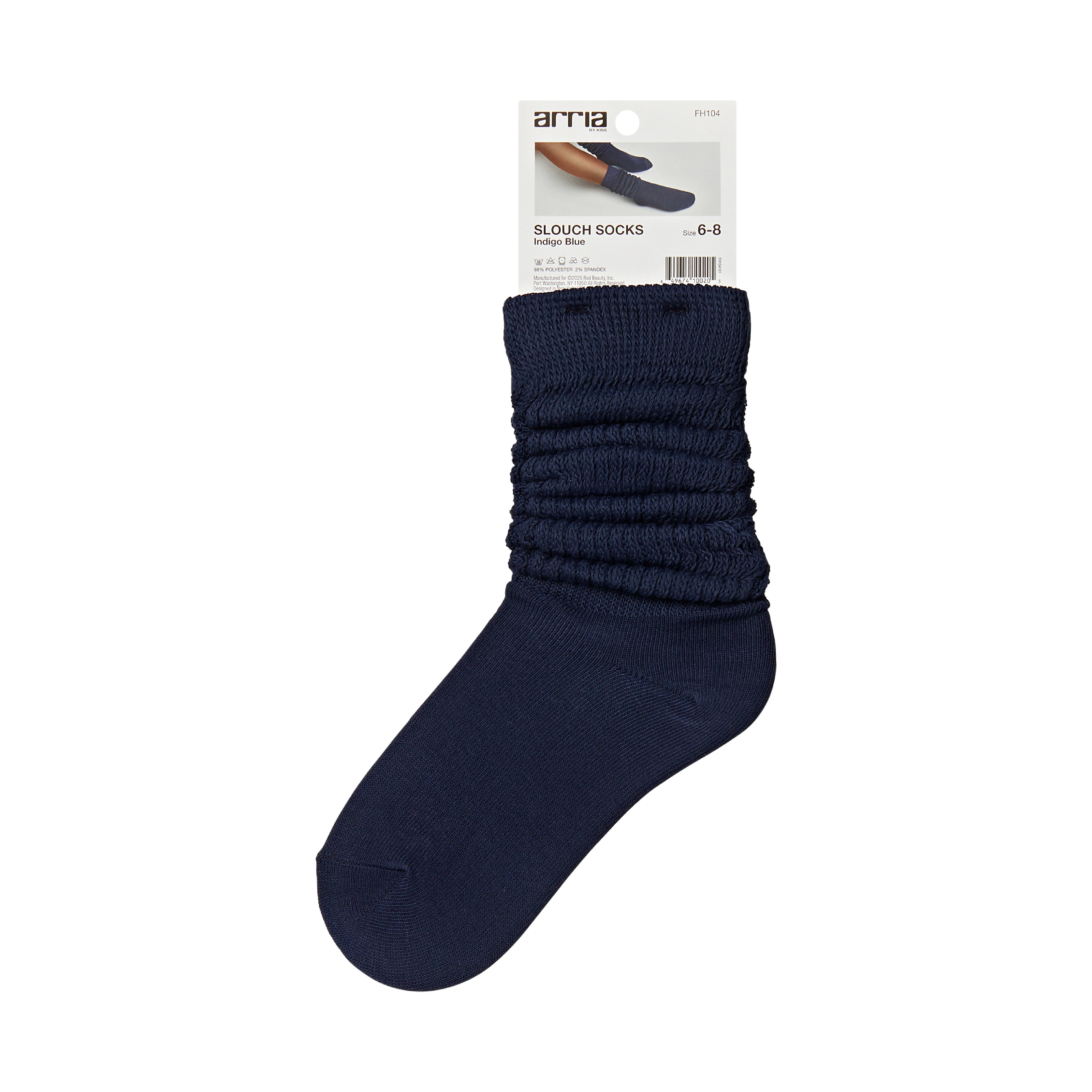 ARRIA Extra Long Soft Cotton Trendy Slouch Socks – Classic Everyday Neutrals, 80s Retro Heavy Scrunch - Image 15