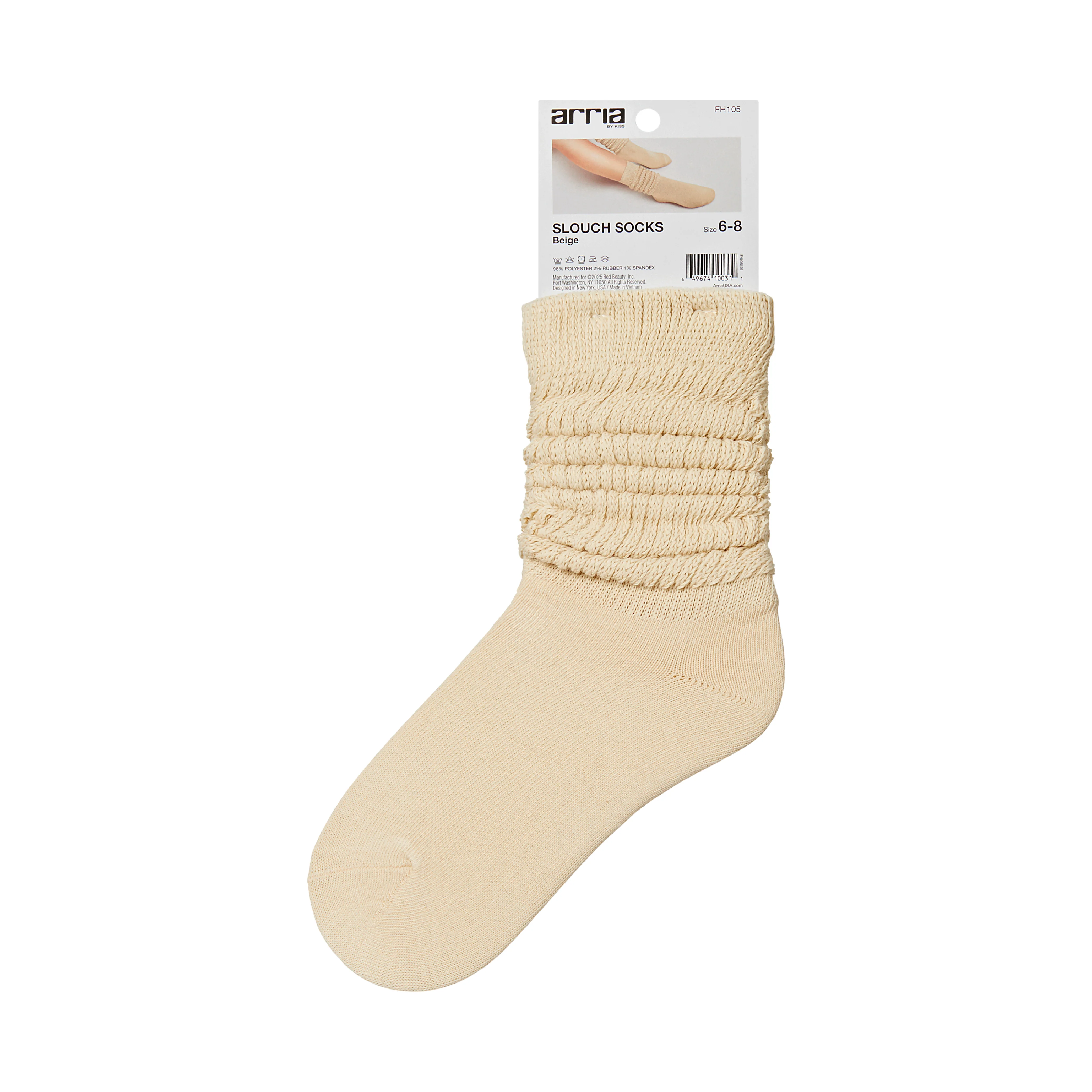 ARRIA Extra Long Soft Cotton Trendy Slouch Socks – Classic Everyday Neutrals, 80s Retro Heavy Scrunch - Image 18