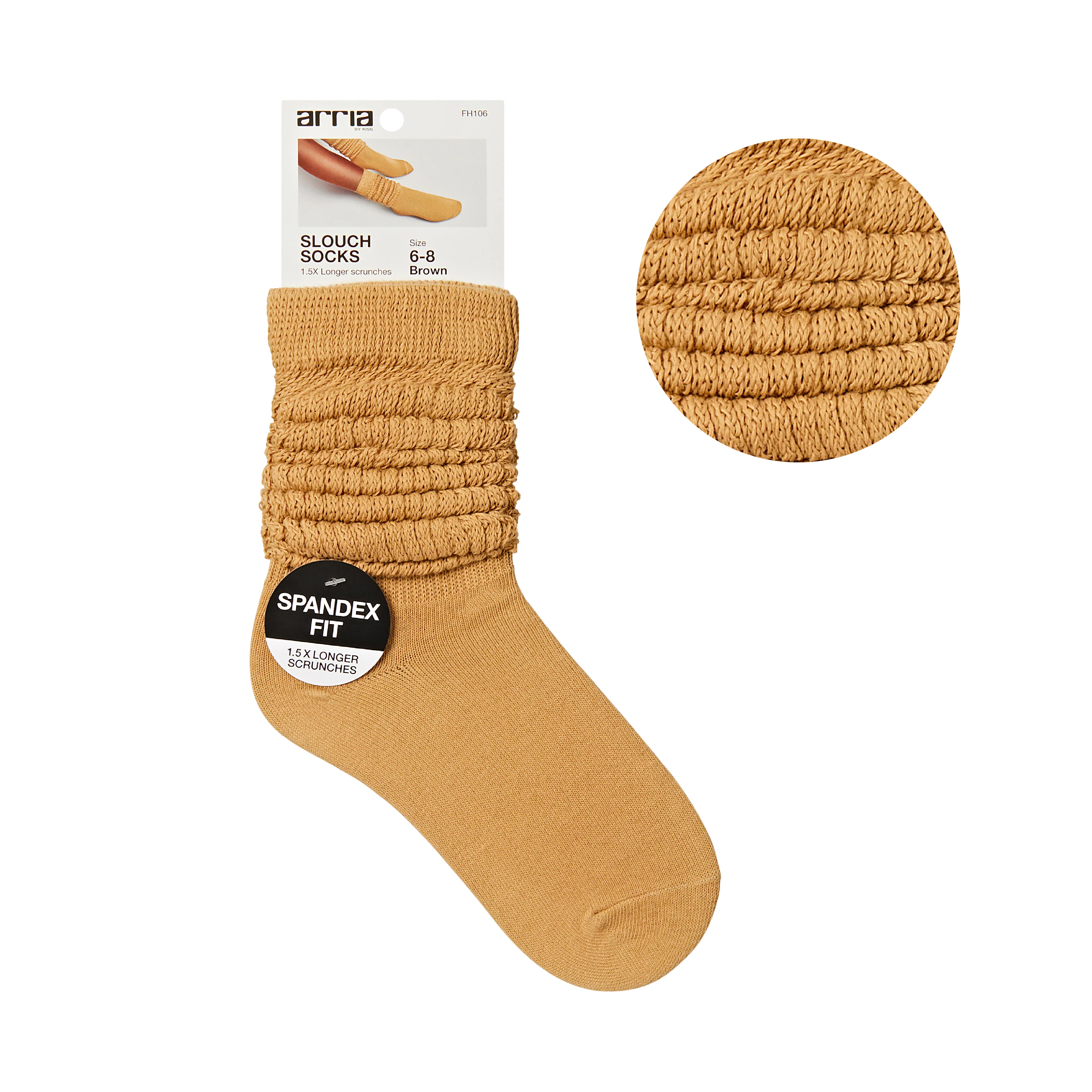 ARRIA Extra Long Soft Cotton Trendy Slouch Socks – Classic Everyday Neutrals, 80s Retro Heavy Scrunch - Image 19