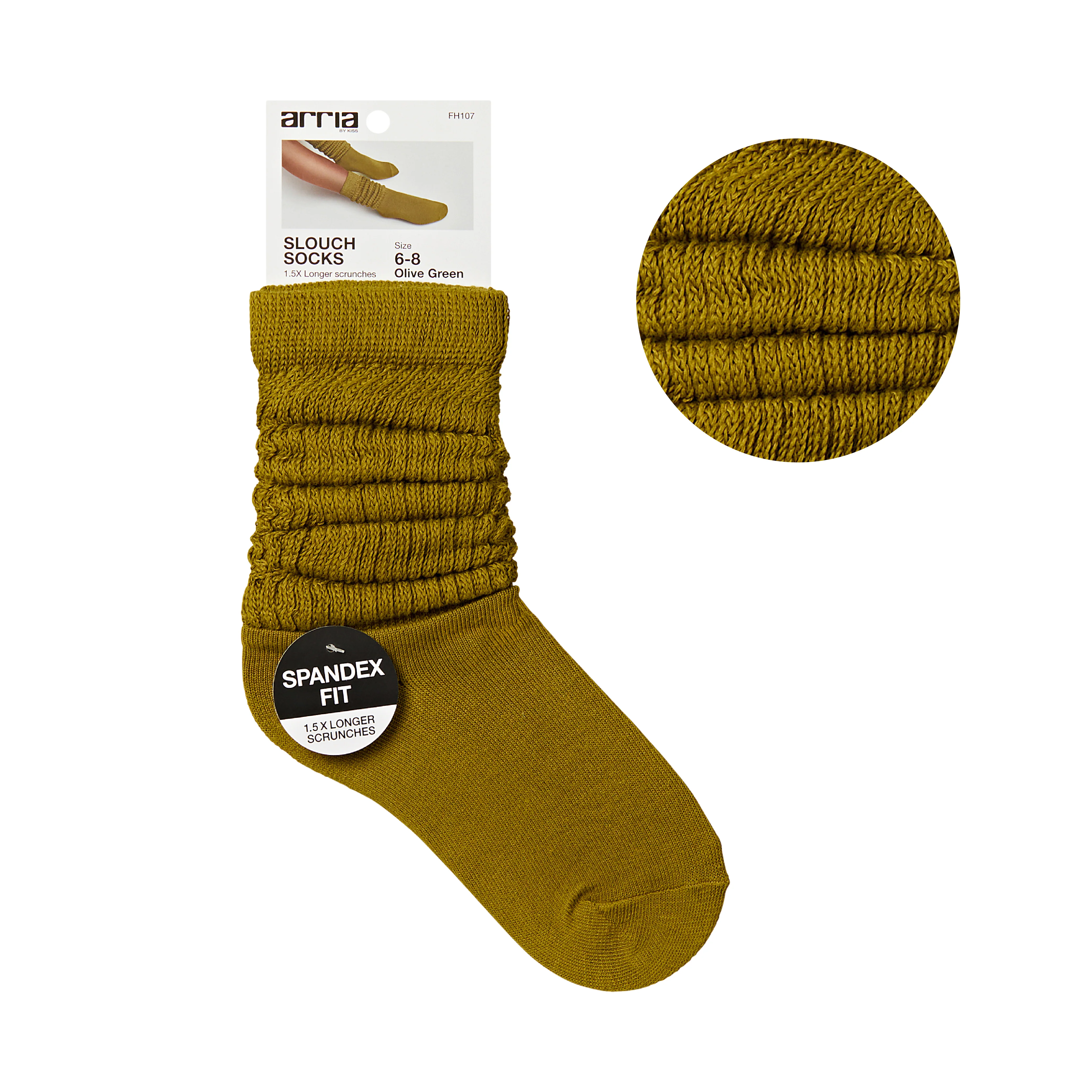 ARRIA Extra Long Soft Cotton Trendy Slouch Socks – Classic Everyday Neutrals, 80s Retro Heavy Scrunch - Image 22
