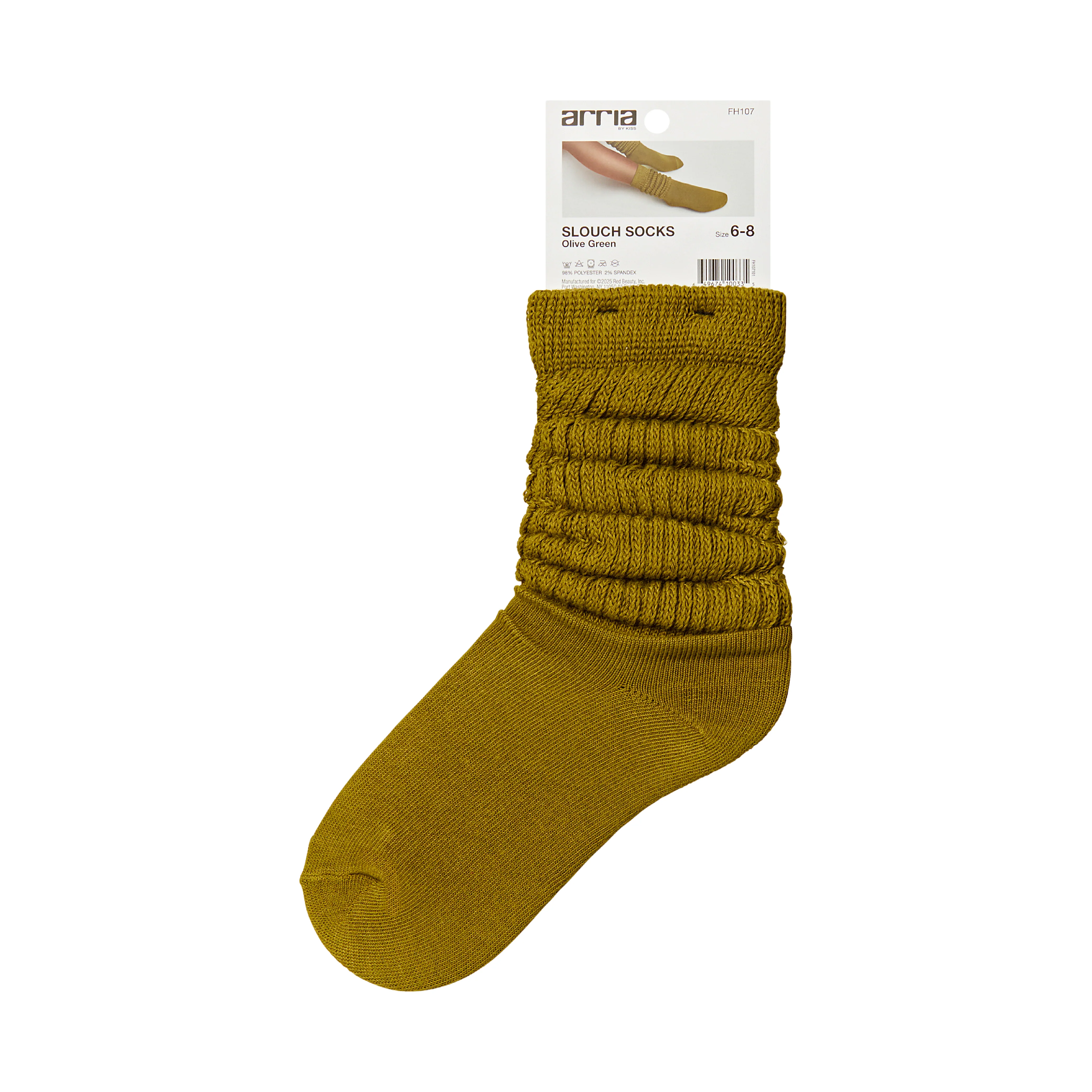 ARRIA Extra Long Soft Cotton Trendy Slouch Socks – Classic Everyday Neutrals, 80s Retro Heavy Scrunch - Image 24