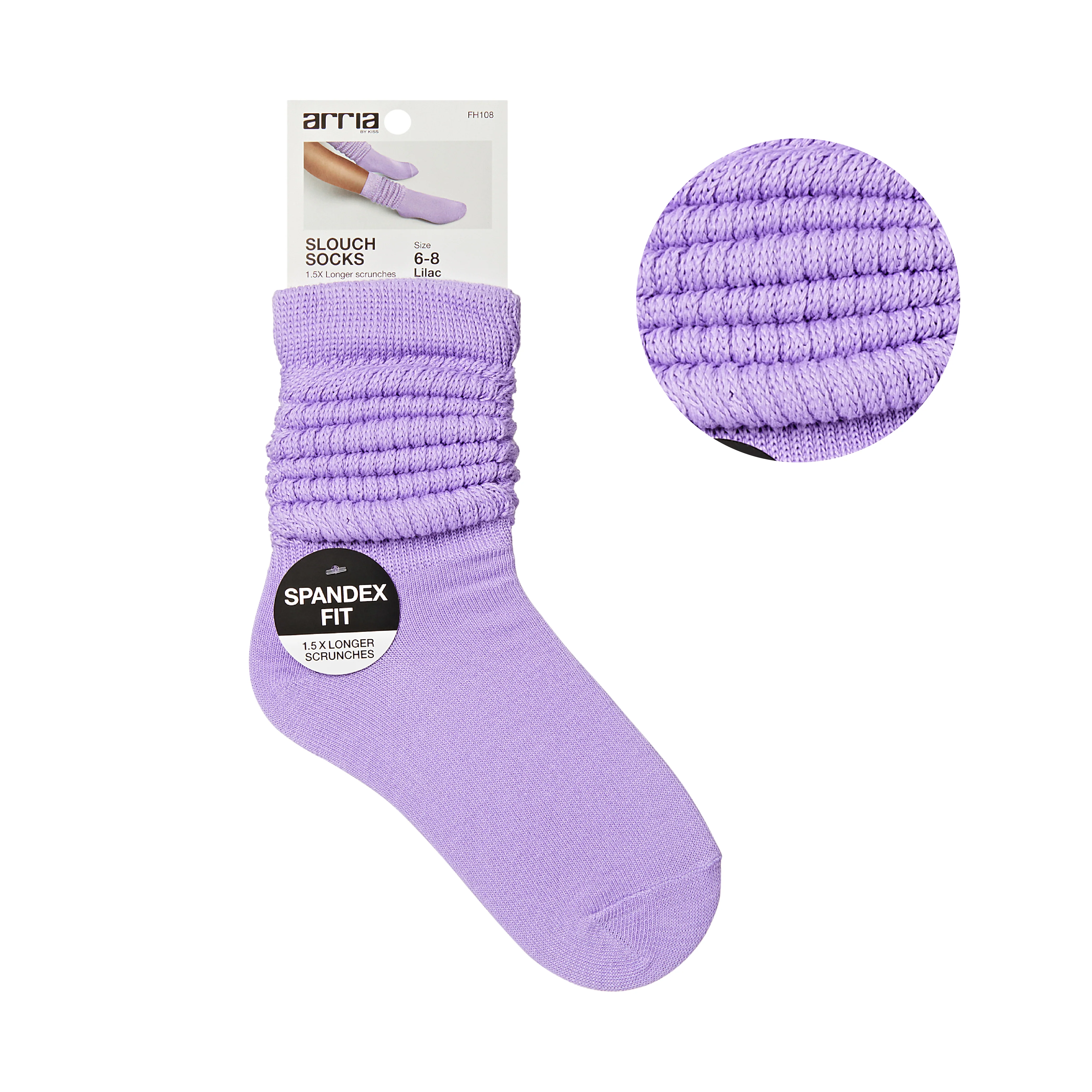 ARRIA Extra Long Soft Cotton Trendy Slouch Socks – Classic Everyday Neutrals, 80s Retro Heavy Scrunch - Image 25