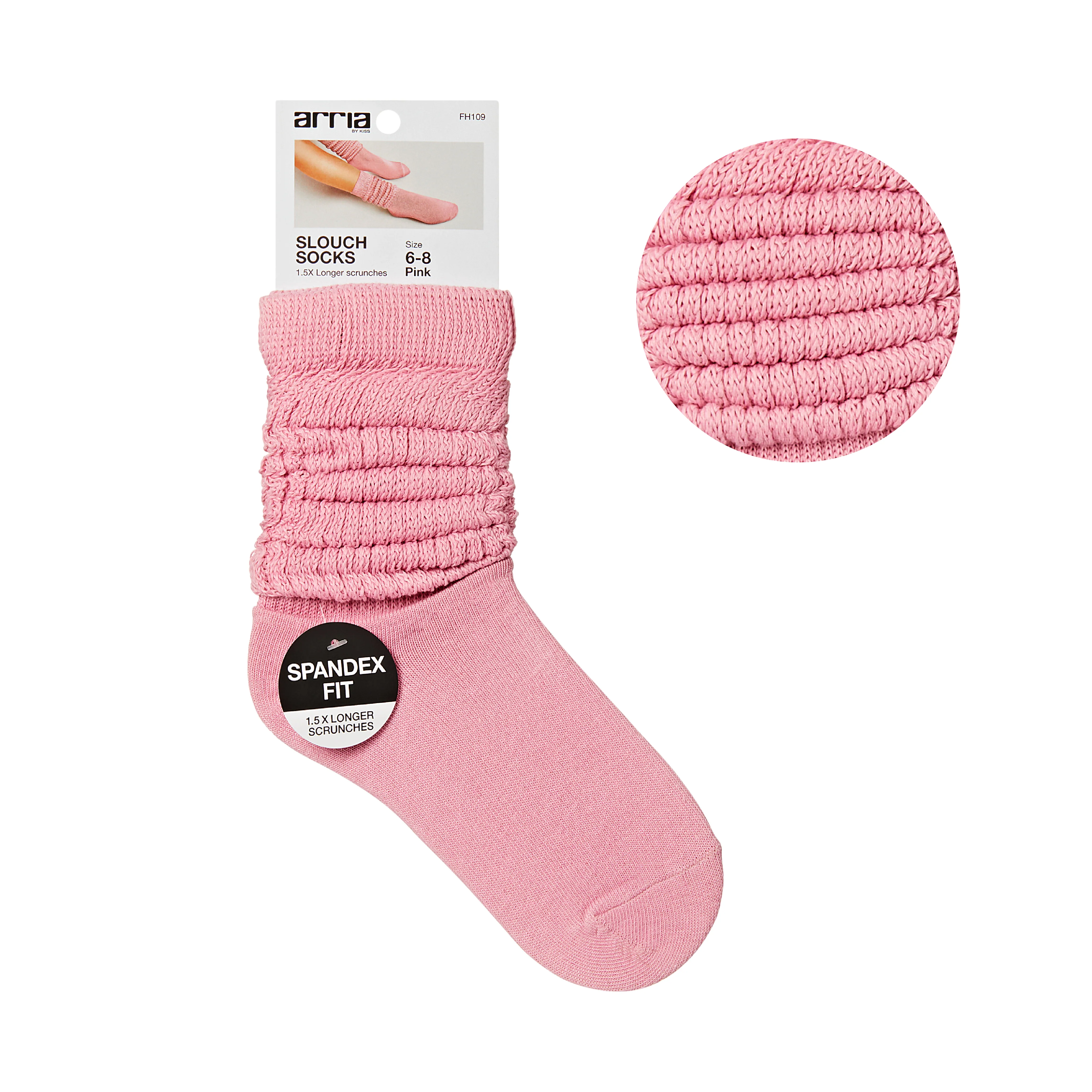 ARRIA Extra Long Soft Cotton Trendy Slouch Socks – Classic Everyday Neutrals, 80s Retro Heavy Scrunch - Image 28