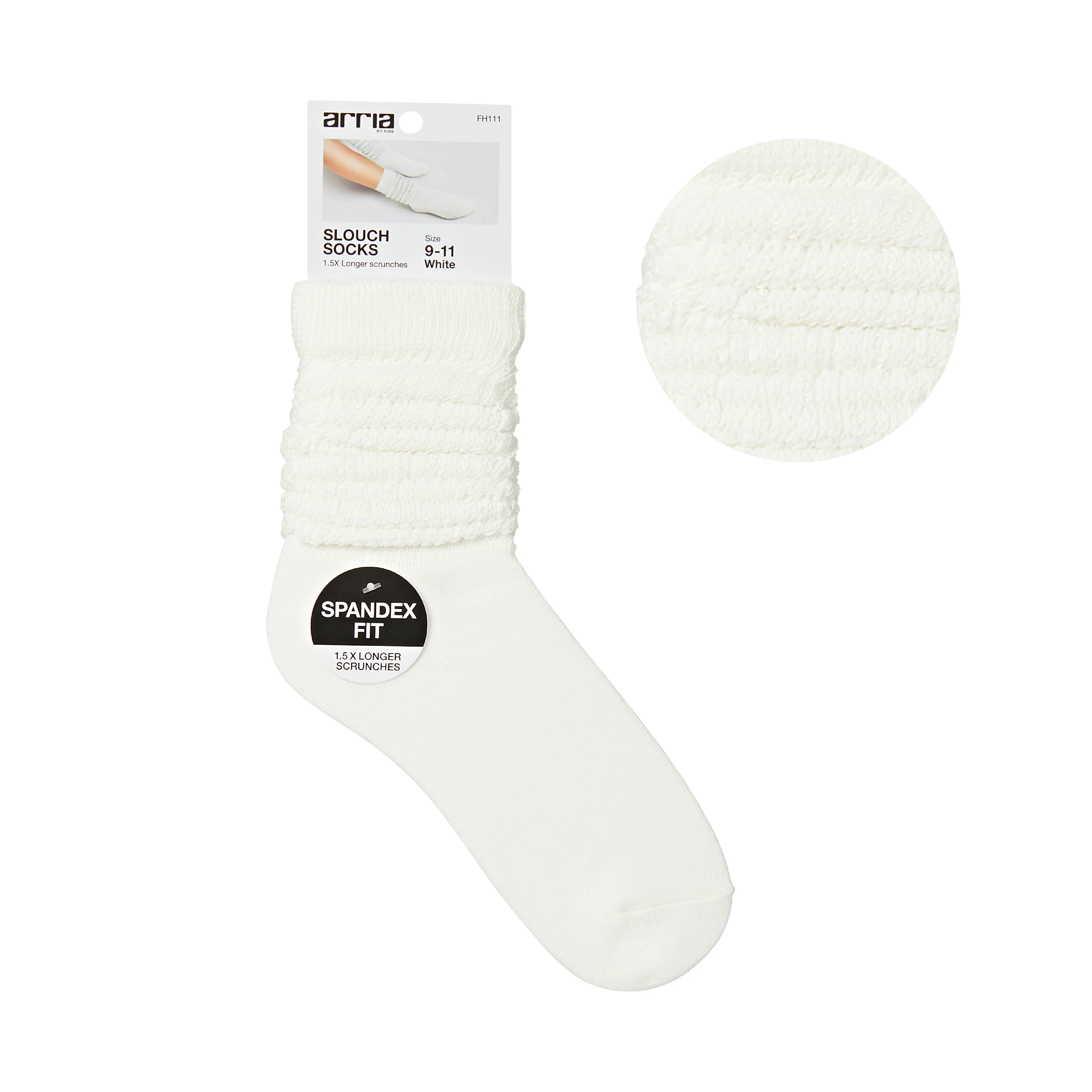 ARRIA Extra Long Soft Cotton Trendy Slouch Socks – Classic Everyday Neutrals, 80s Retro Heavy Scrunch - Image 34