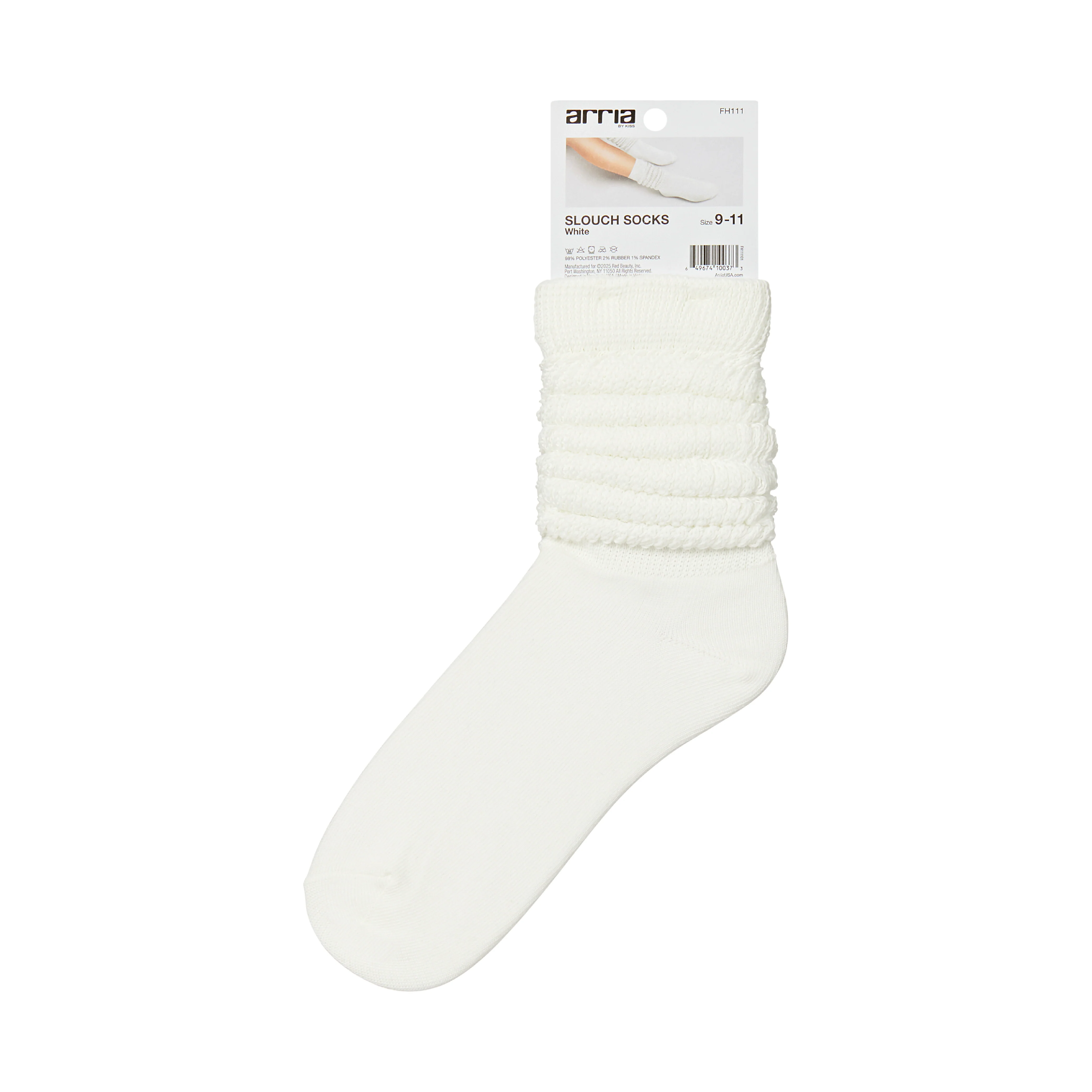 ARRIA Extra Long Soft Cotton Trendy Slouch Socks – Classic Everyday Neutrals, 80s Retro Heavy Scrunch - Image 36
