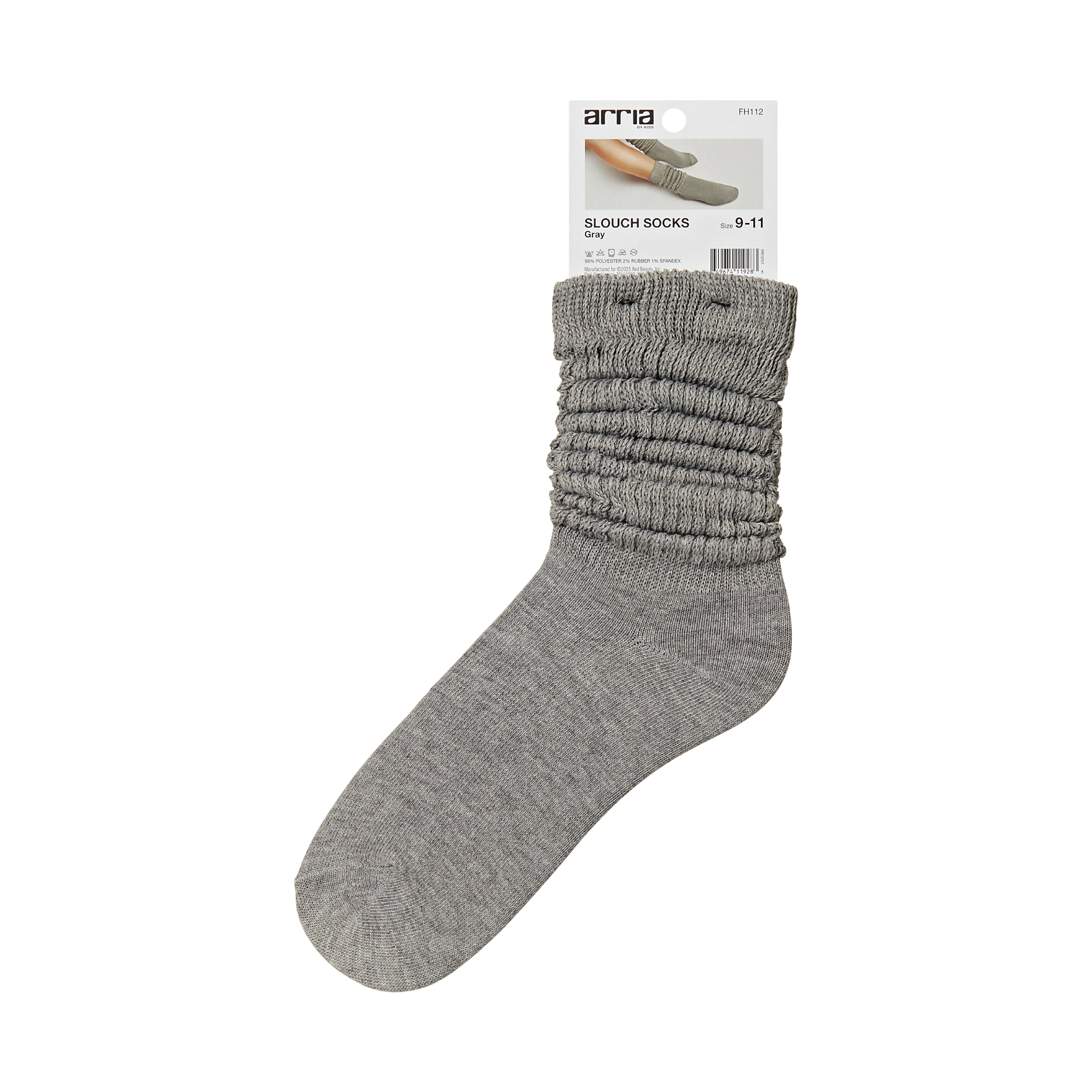 ARRIA Extra Long Soft Cotton Trendy Slouch Socks – Classic Everyday Neutrals, 80s Retro Heavy Scrunch - Image 39