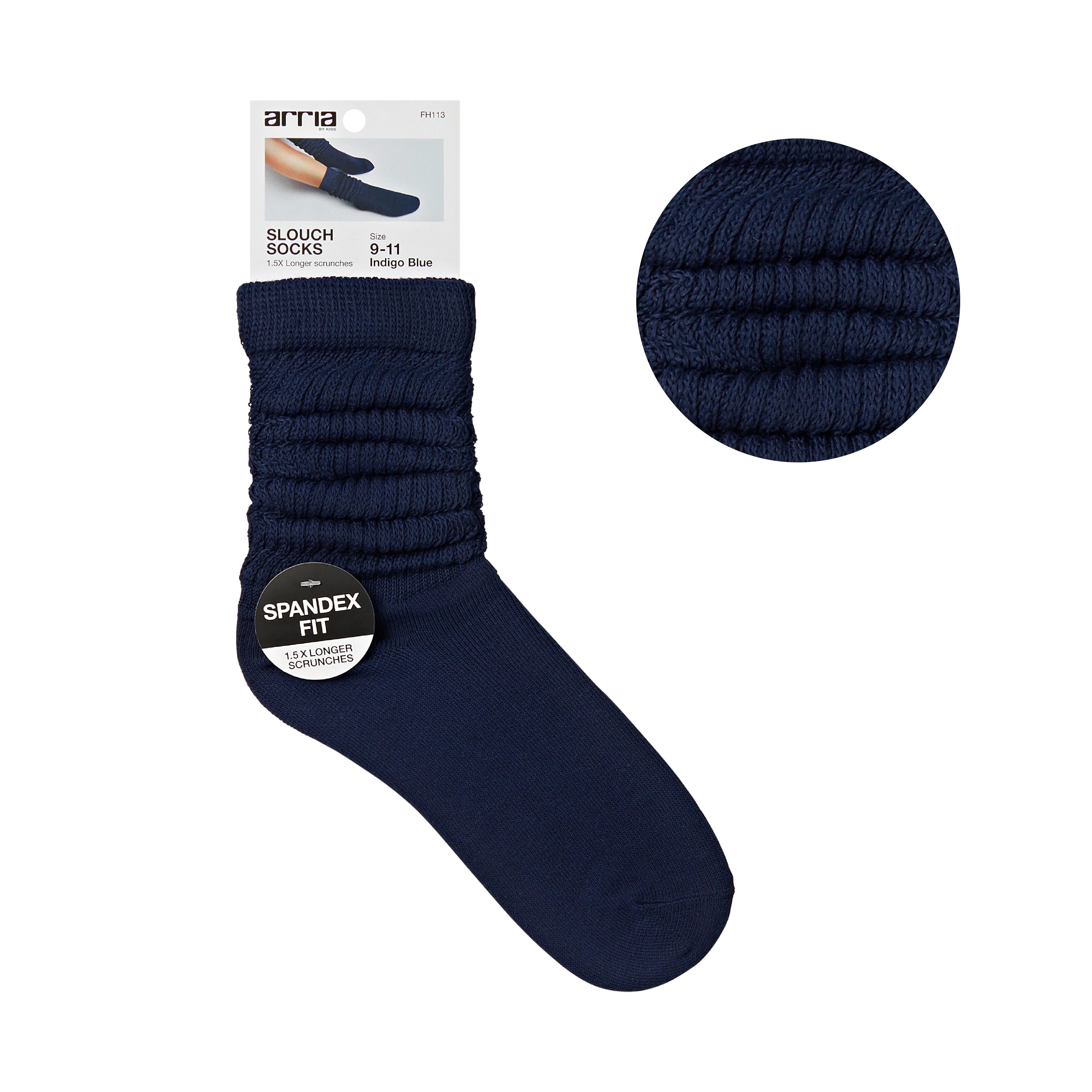 ARRIA Extra Long Soft Cotton Trendy Slouch Socks – Classic Everyday Neutrals, 80s Retro Heavy Scrunch - Image 40