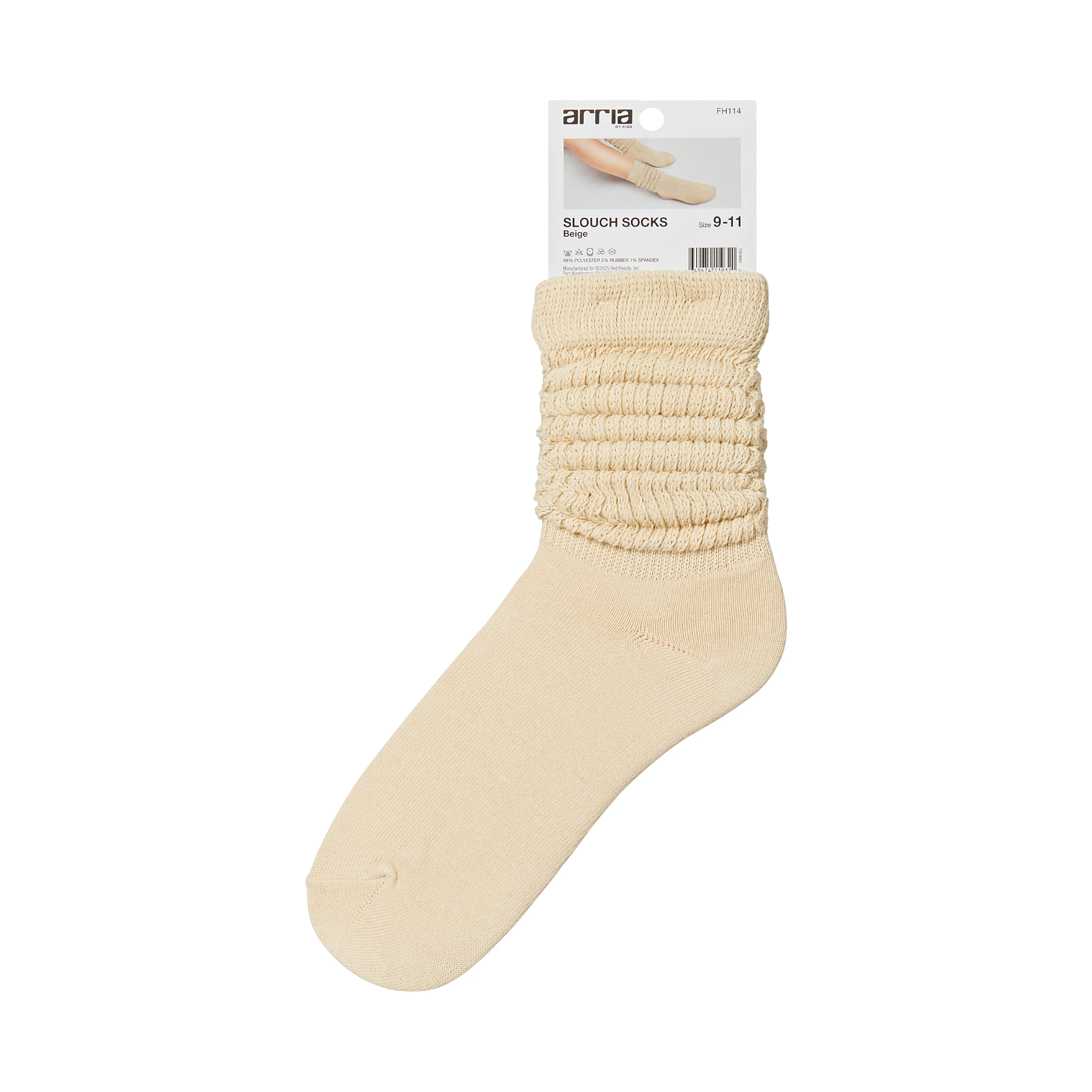 ARRIA Extra Long Soft Cotton Trendy Slouch Socks – Classic Everyday Neutrals, 80s Retro Heavy Scrunch - Image 45