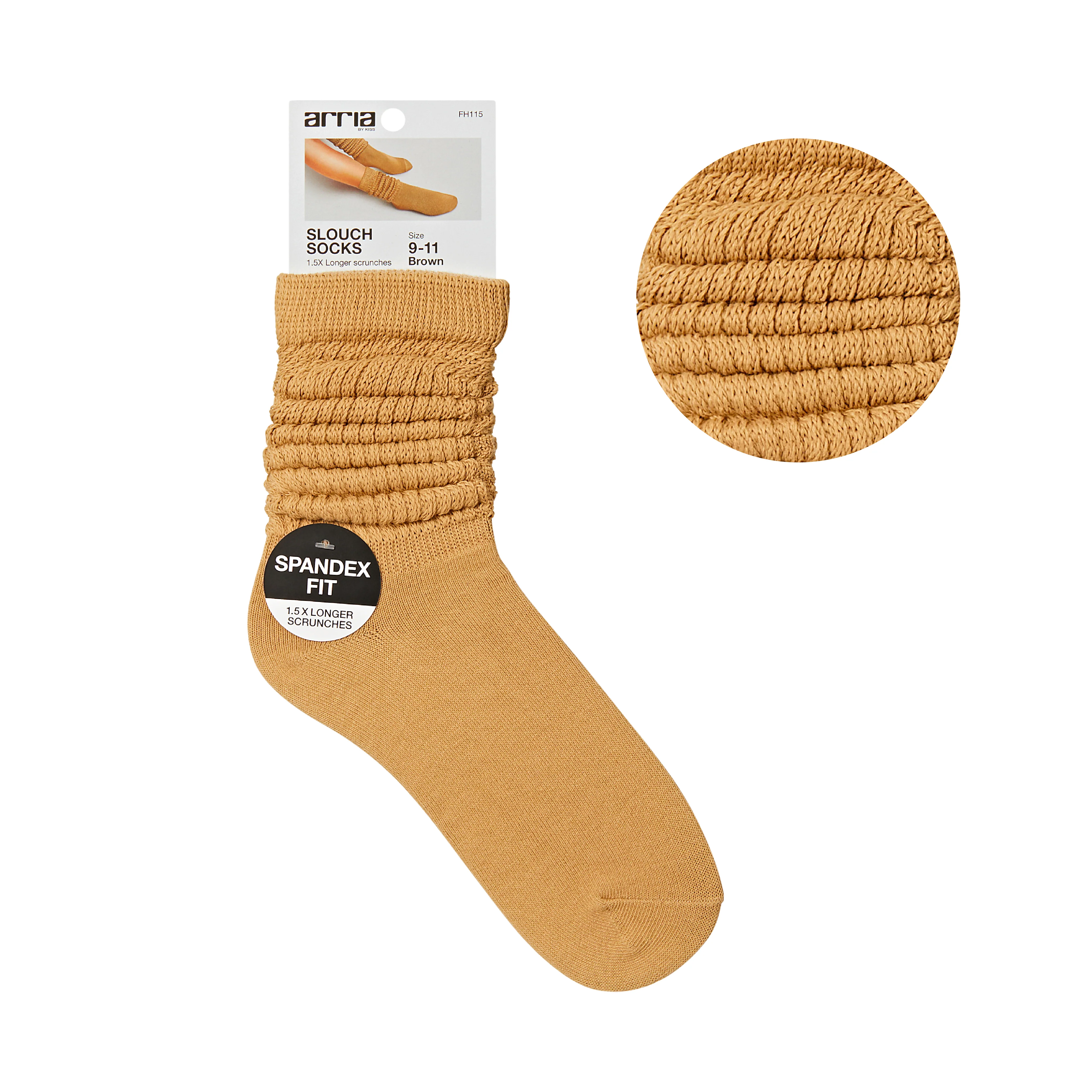 ARRIA Extra Long Soft Cotton Trendy Slouch Socks – Classic Everyday Neutrals, 80s Retro Heavy Scrunch - Image 46