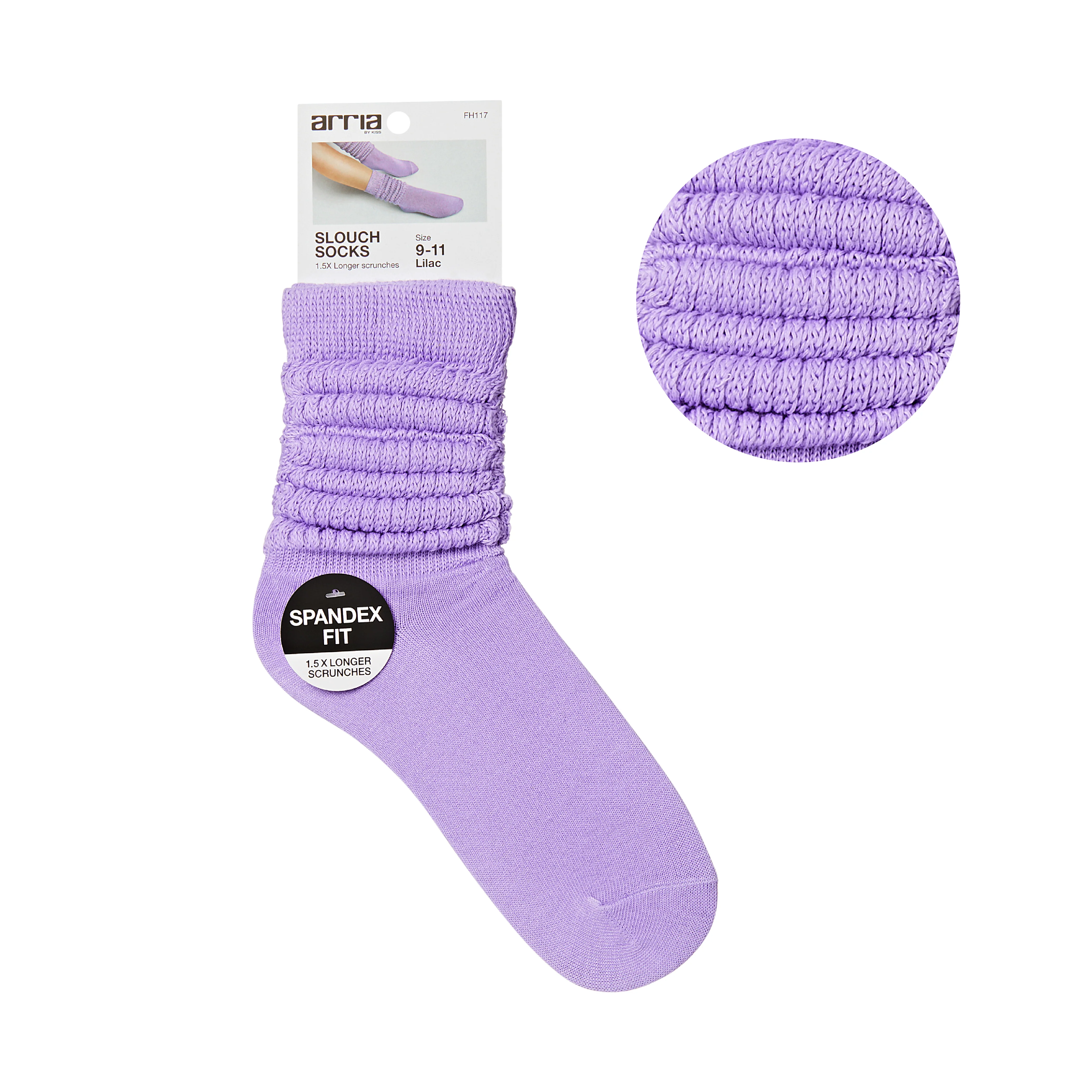 ARRIA Extra Long Soft Cotton Trendy Slouch Socks – Classic Everyday Neutrals, 80s Retro Heavy Scrunch - Image 52