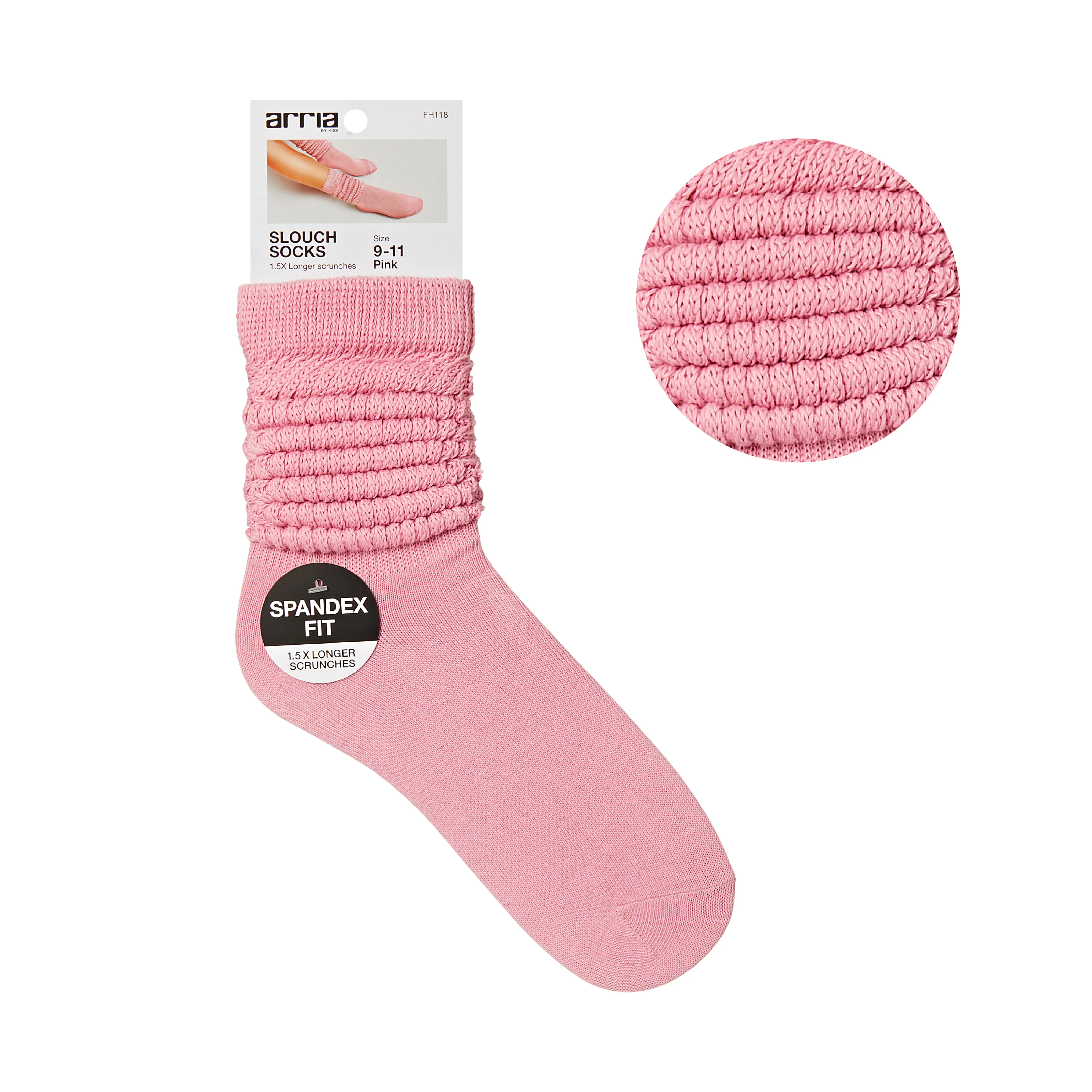 ARRIA Extra Long Soft Cotton Trendy Slouch Socks – Classic Everyday Neutrals, 80s Retro Heavy Scrunch - Image 55