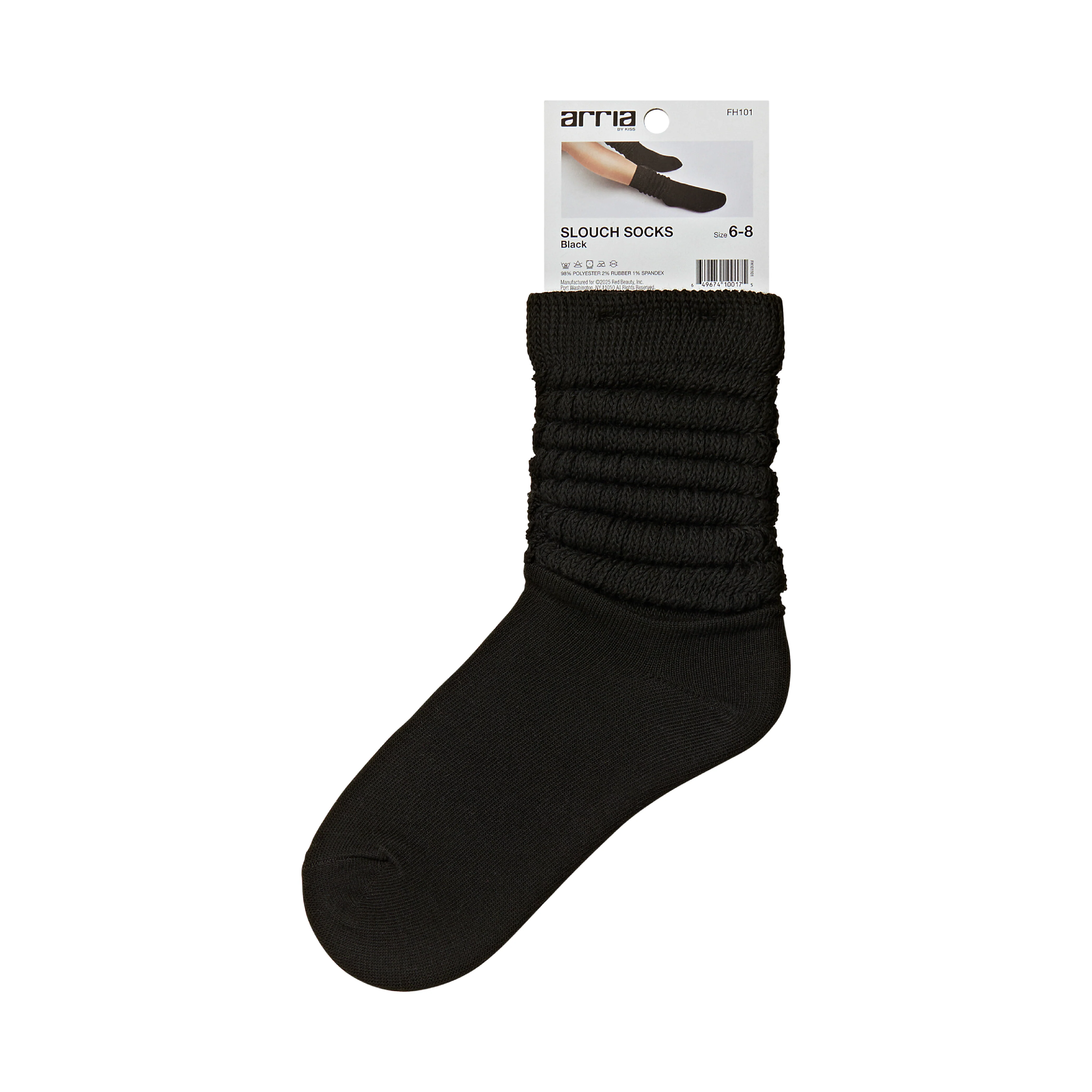 ARRIA Extra Long Soft Cotton Trendy Slouch Socks – Classic Everyday Neutrals, 80s Retro Heavy Scrunch - Image 6