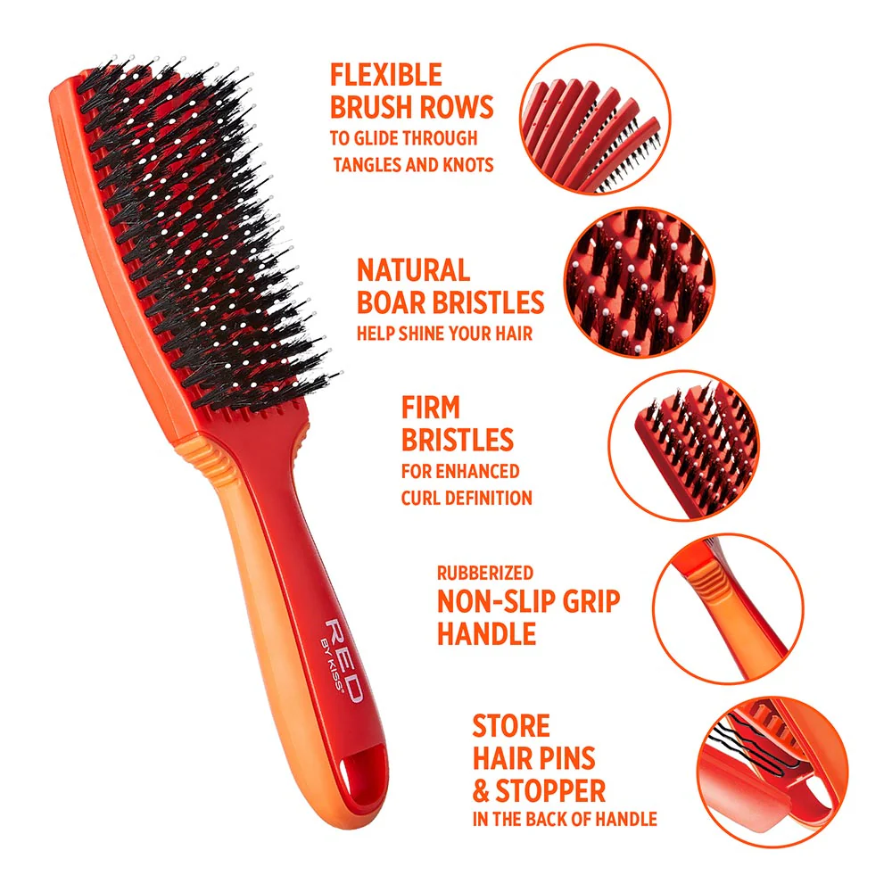 RED by KISS EZ Glide Detangling Brush - Image 16
