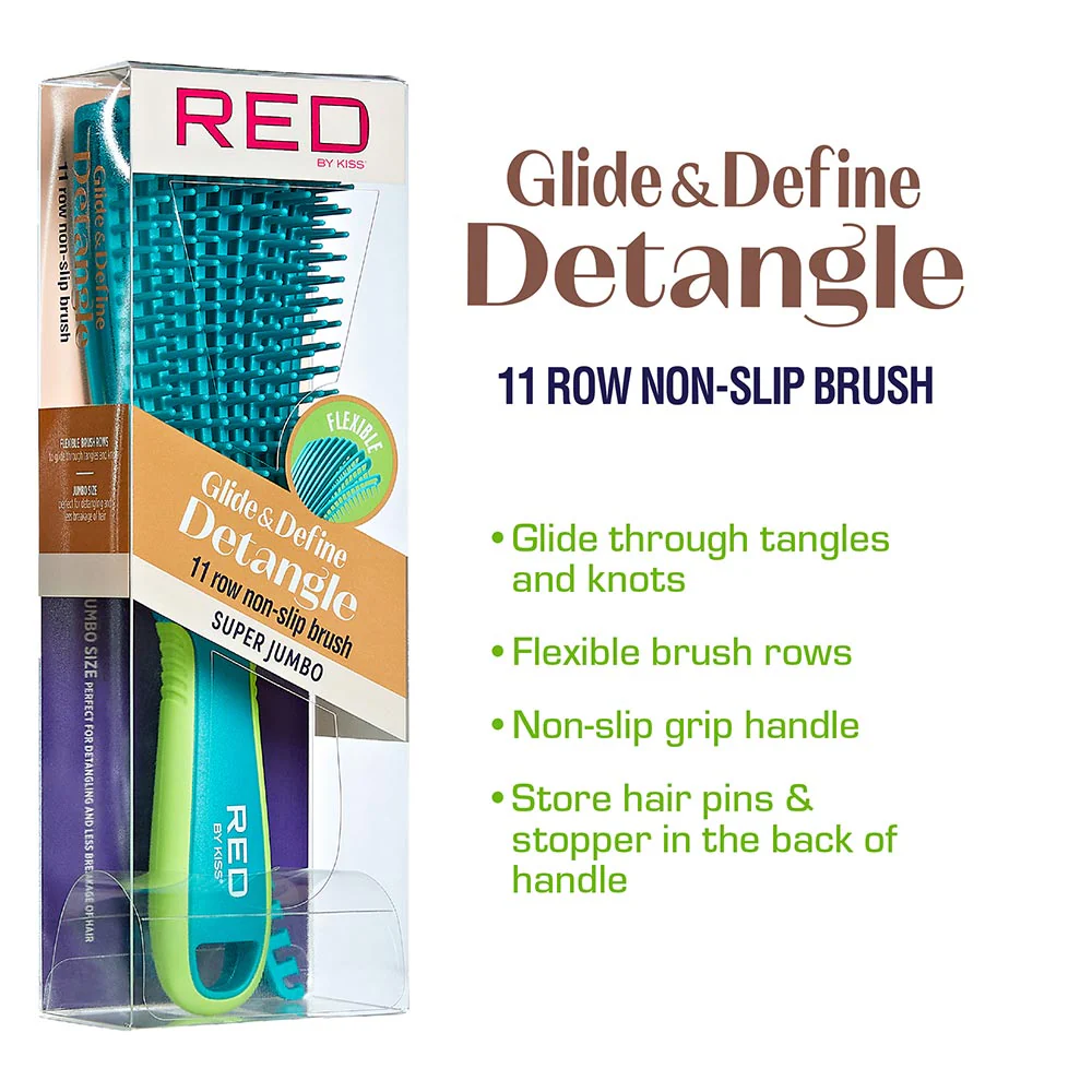 RED by KISS EZ Glide Detangling Brush - Image 21