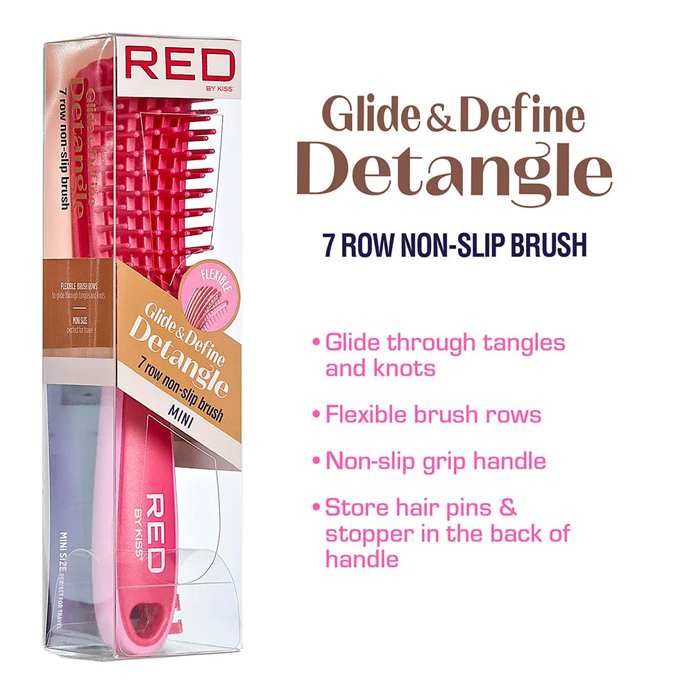RED by KISS EZ Glide Detangling Brush - Image 9