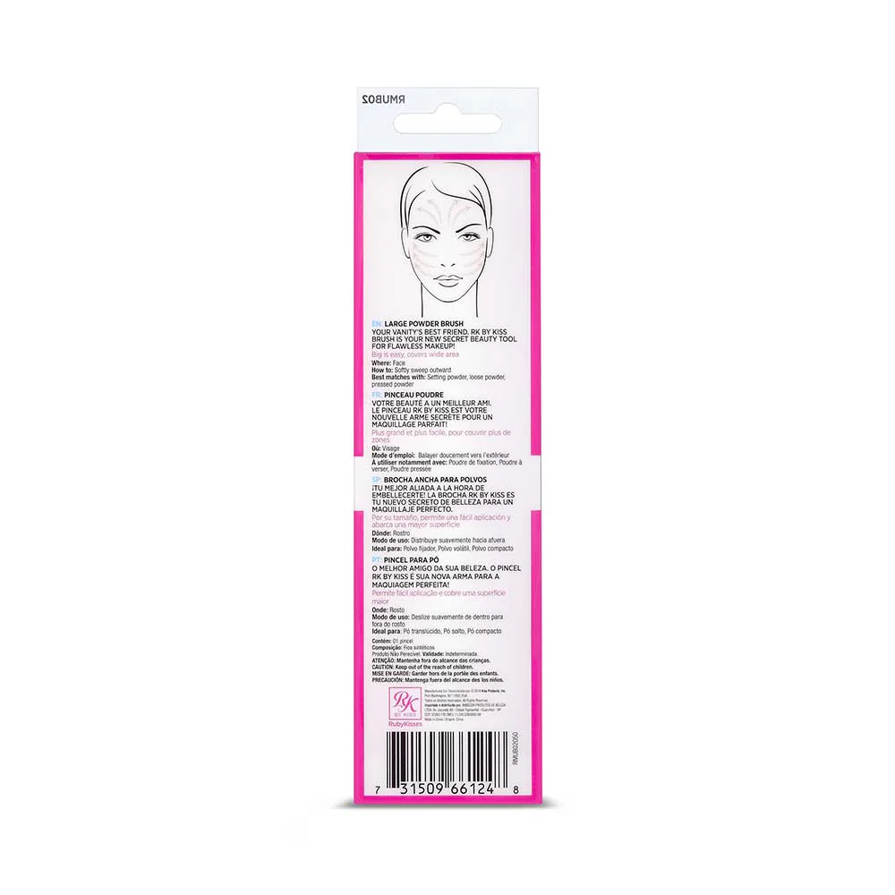 Ruby Kisses Face Makeup Brush - Image 10