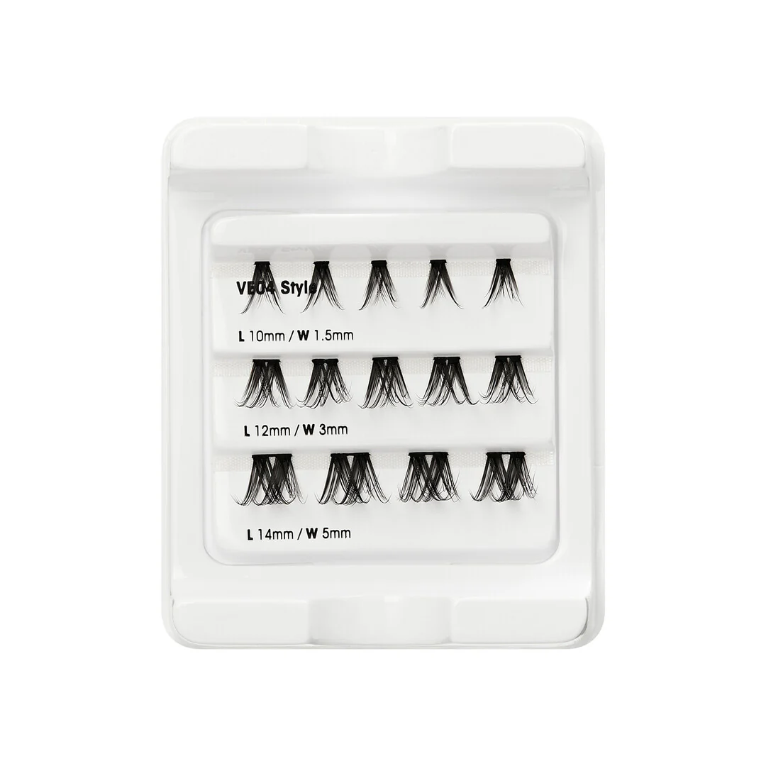VLuxe By i•ENVY Faux Mink Lash Cluster Mini Extended - Refill for Mini Lash Palette - Image 17