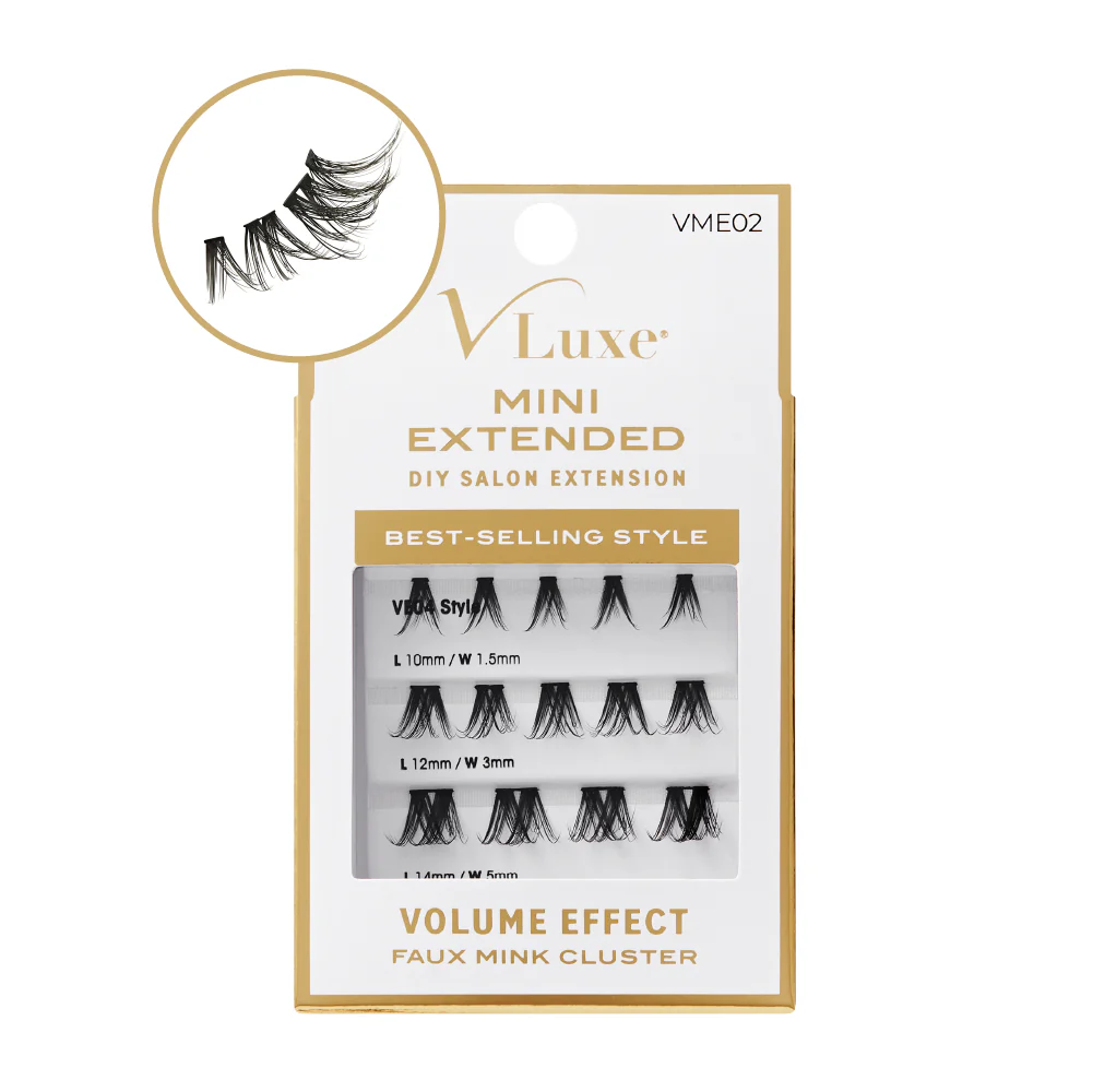 VLuxe By i•ENVY Faux Mink Lash Cluster Mini Extended - Refill for Mini Lash Palette - Image 19