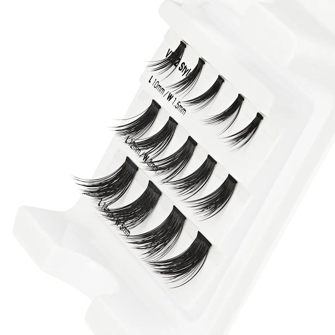 VLuxe By i•ENVY Faux Mink Lash Cluster Mini Extended - Refill for Mini Lash Palette - Image 7