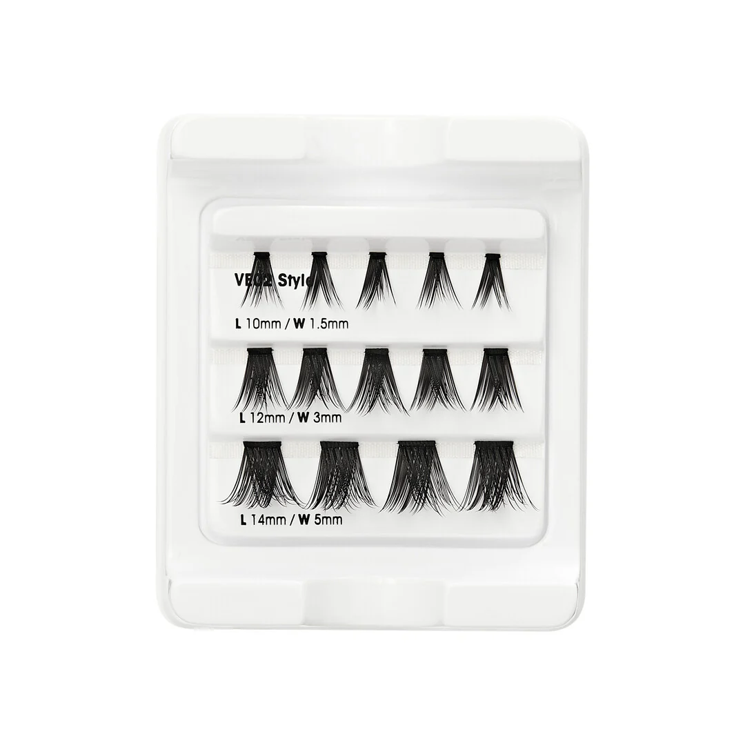 VLuxe By i•ENVY Faux Mink Lash Cluster Mini Extended - Refill for Mini Lash Palette - Image 8