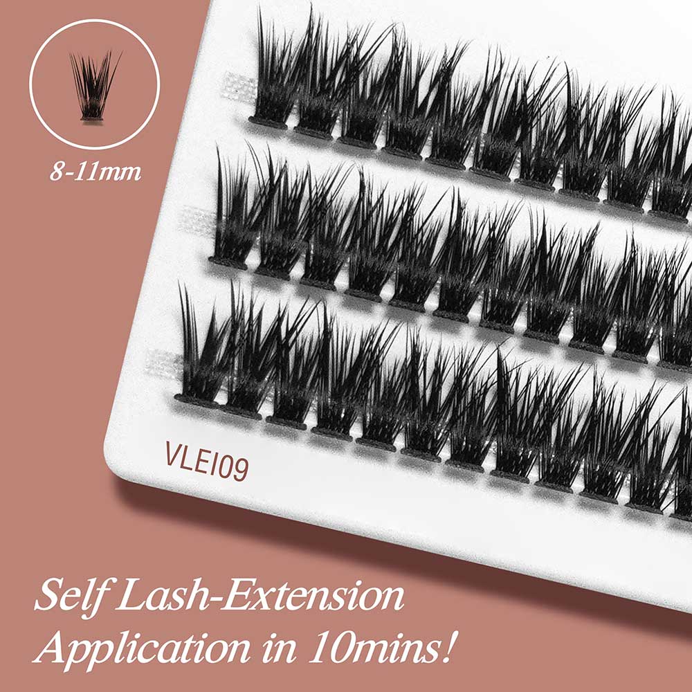 VLuxe By i•ENVY Faux Mink Volume Extension Cluster Lashes - Image 7