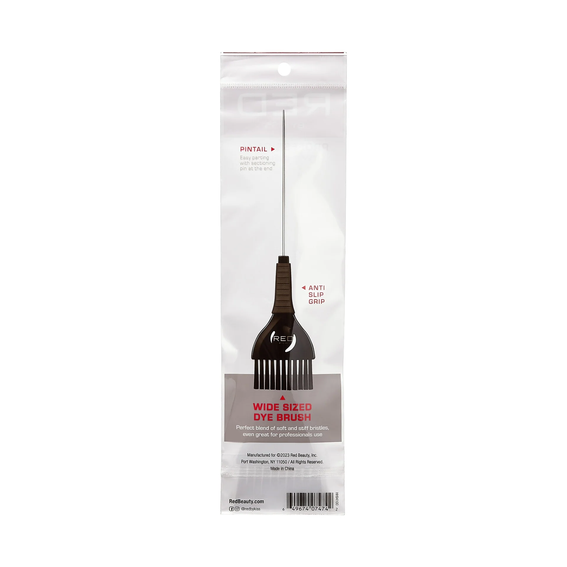 RED by KISS Feather Dye Brush Pin Tail - Image 3