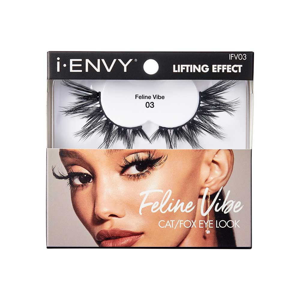 I-ENVY Feline Vibe Strip Lashes  Cat and Fox Eye Lifting Look - Image 12