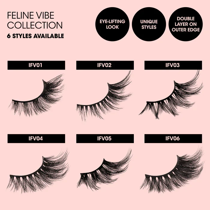 I-ENVY Feline Vibe Strip Lashes  Cat and Fox Eye Lifting Look - Image 4