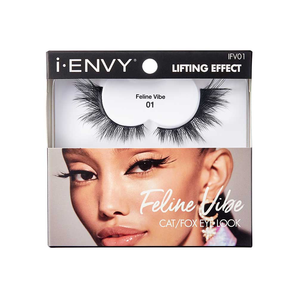 I-ENVY Feline Vibe Strip Lashes  Cat and Fox Eye Lifting Look - Image 6