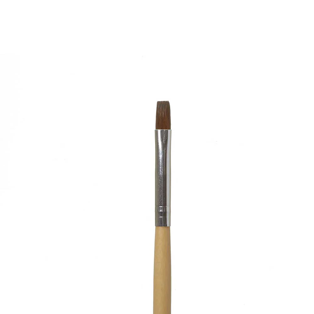 Gold Finger Flat Acrylic Brush - Image 2