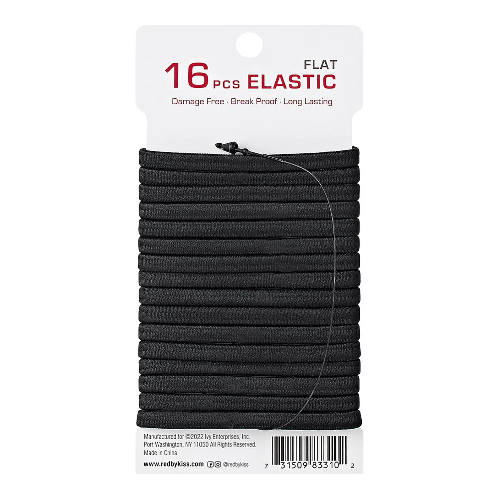 RED by KISS Flat Elastic Hair Band 5mm (16ct) - Image 3