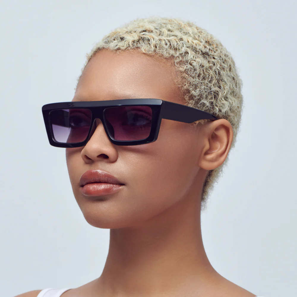 Mad Shade Flat Top Black Sunglasses #17 - Image 3