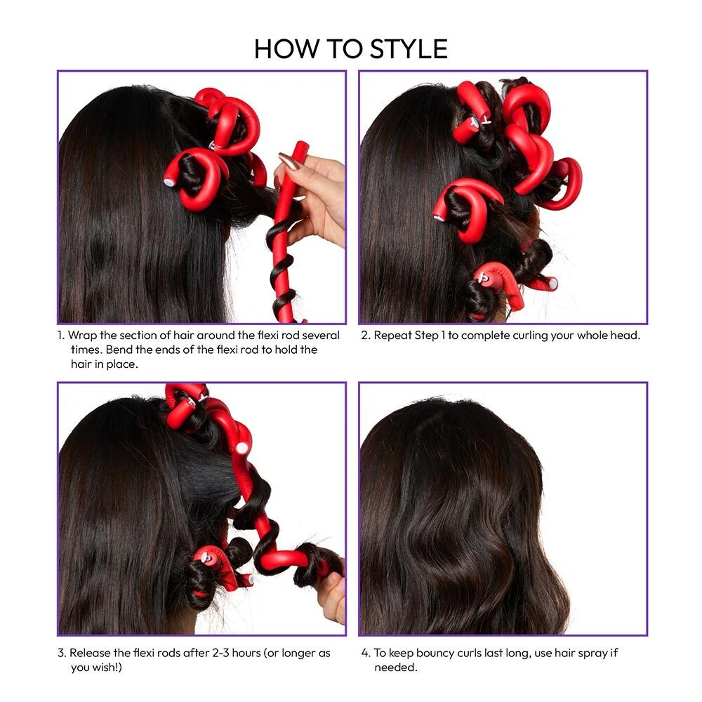 RED by KISS Flexi Rods 10" Length Set (30pcs) - Image 4