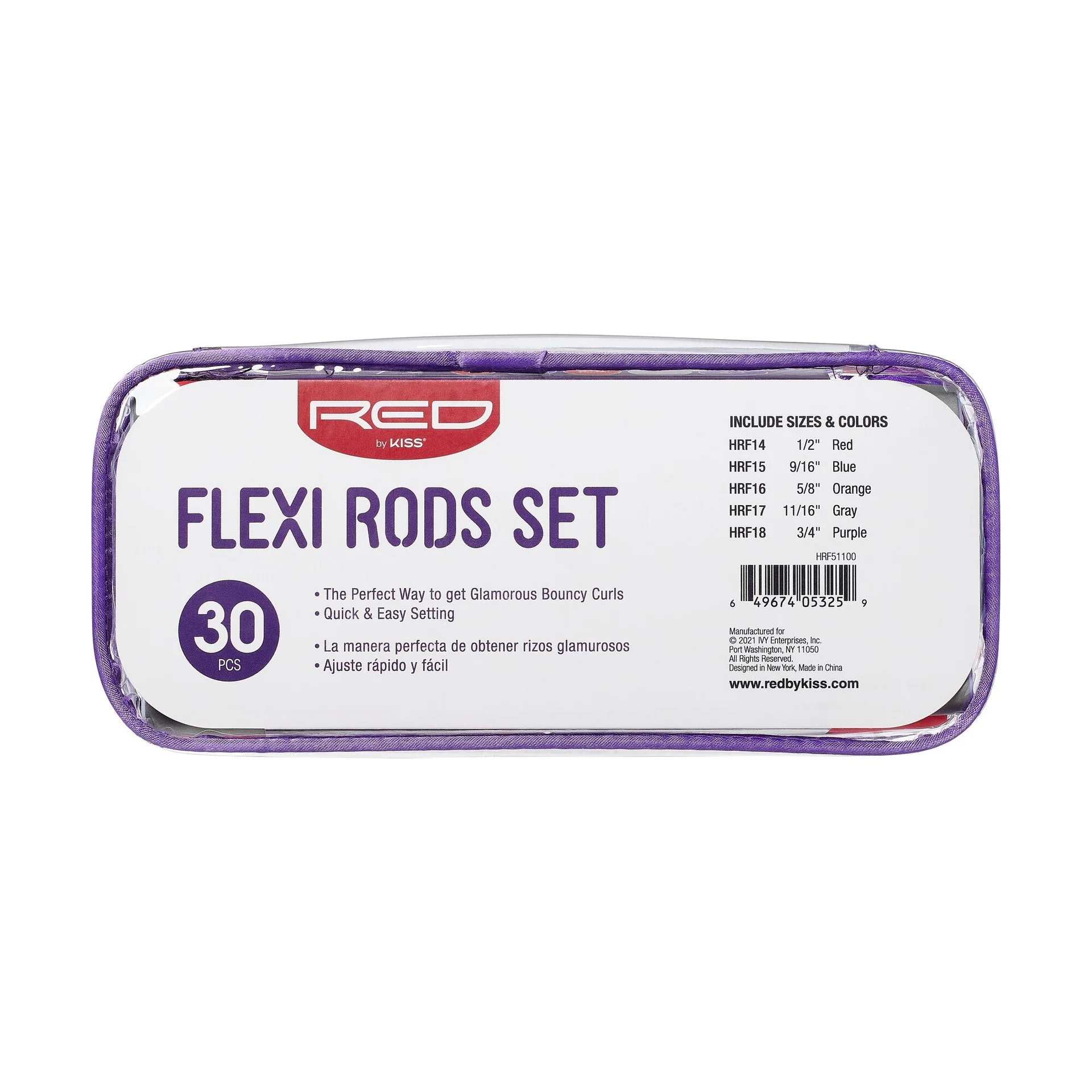 RED by KISS Flexi Rods 10" Length Set (30pcs) - Image 7