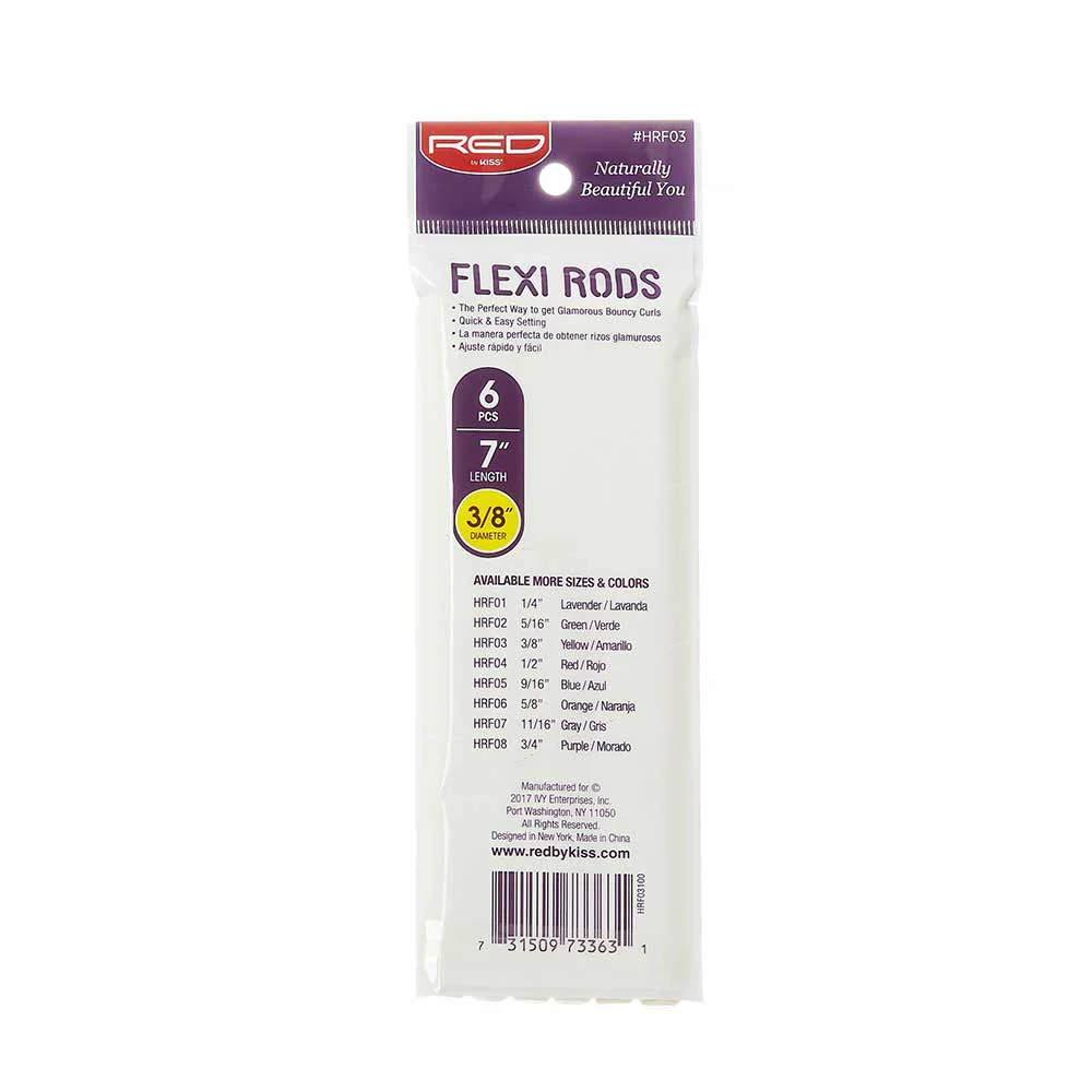 RED by KISS Flexi Rods 7" Length (6pcs) - Image 14